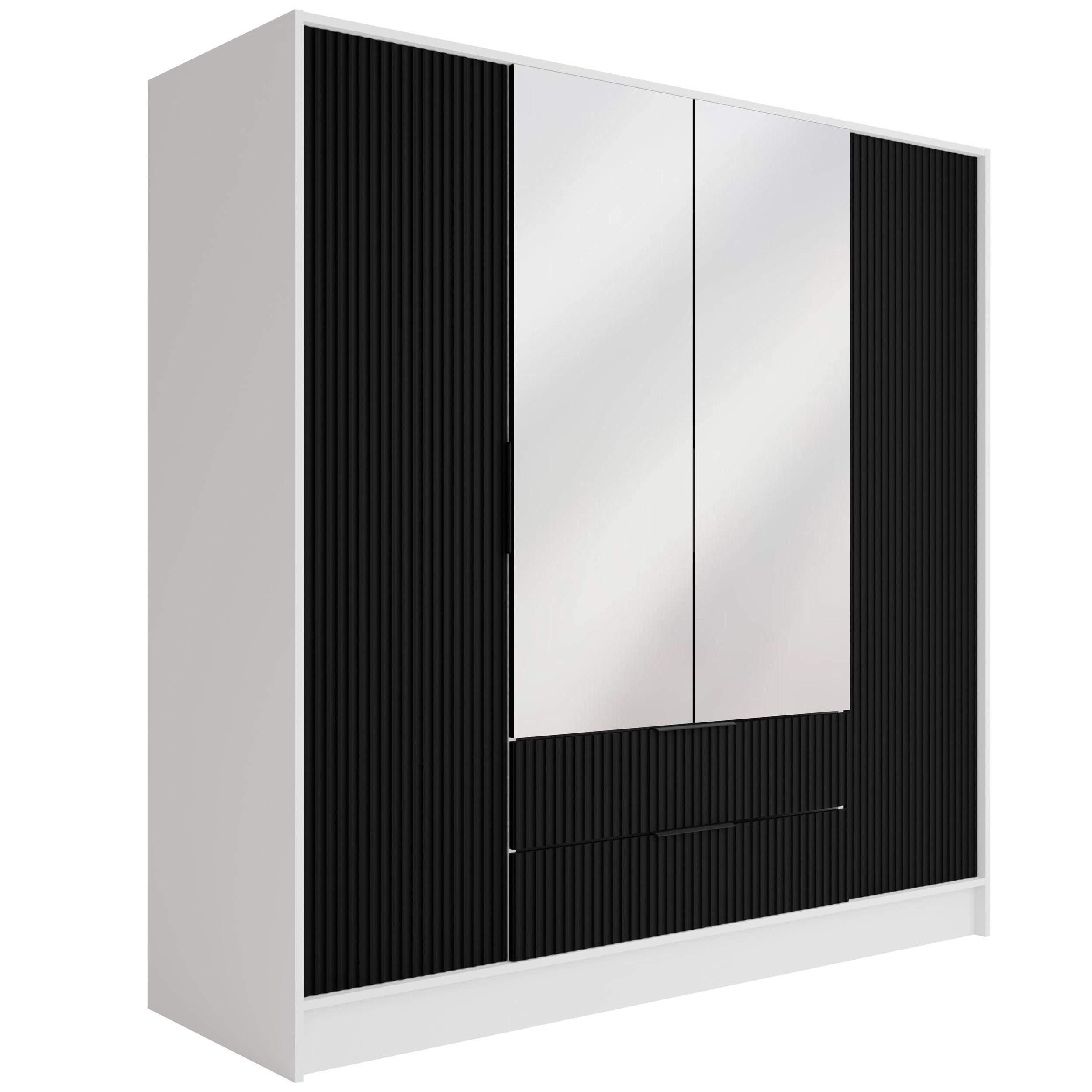 ALTDECOR Drehtürenschrank NOA (Kleiderschrank Garderobenschrank mit viel St günstig online kaufen