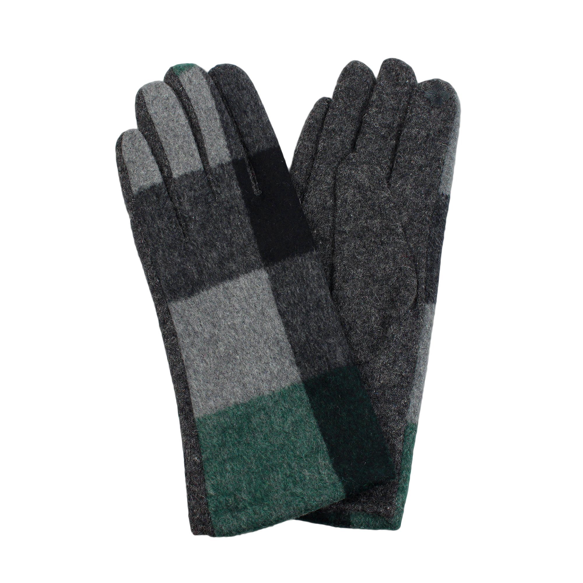 Handschuh Fleecehandschuhe grün ZEBRO
