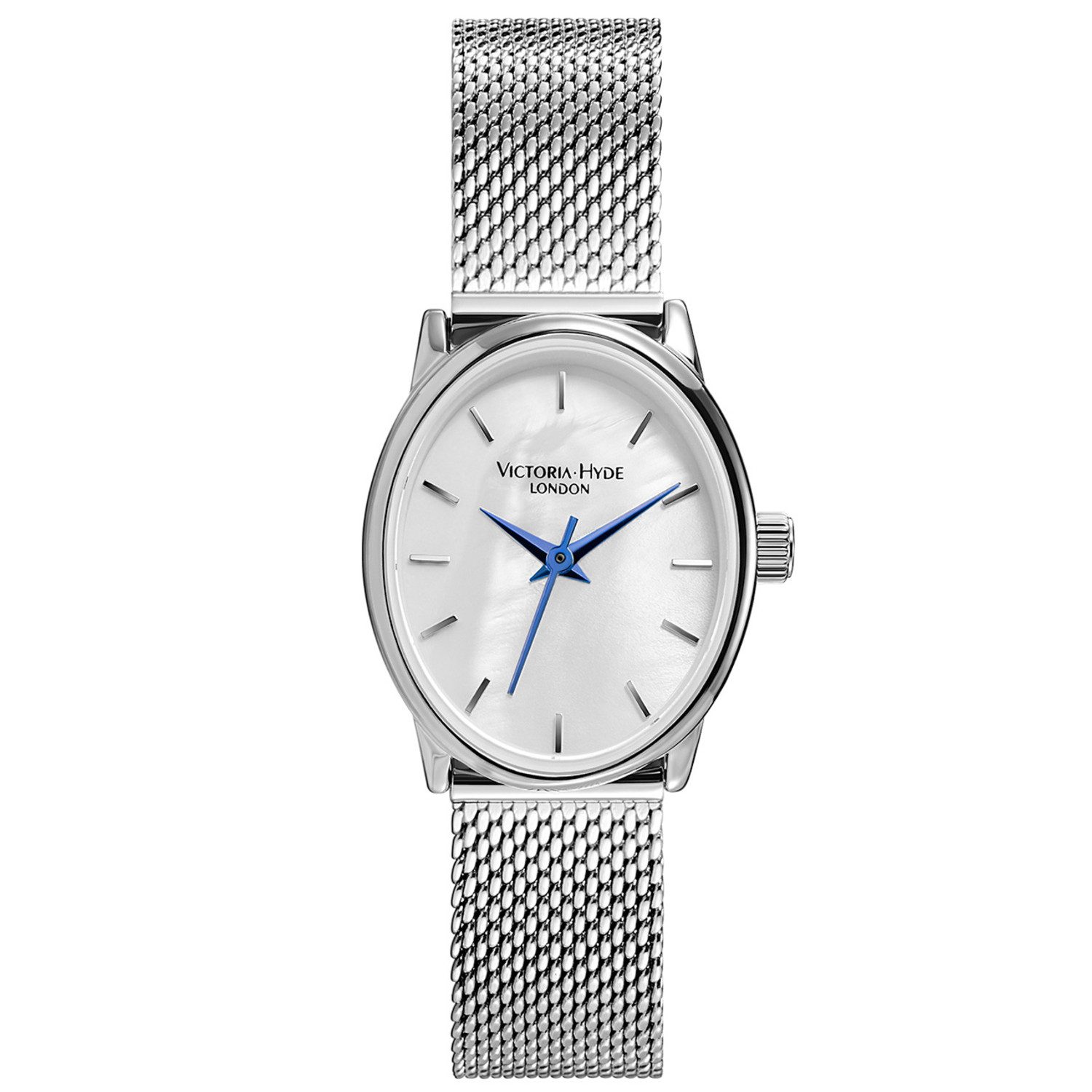Victoria Hyde Quarzuhr Quarzuhr Edith Damen Armbanduhr, Quarzuhr mit Edelstahl-Mesharmband Basic, (1-tlg., Kein Set)