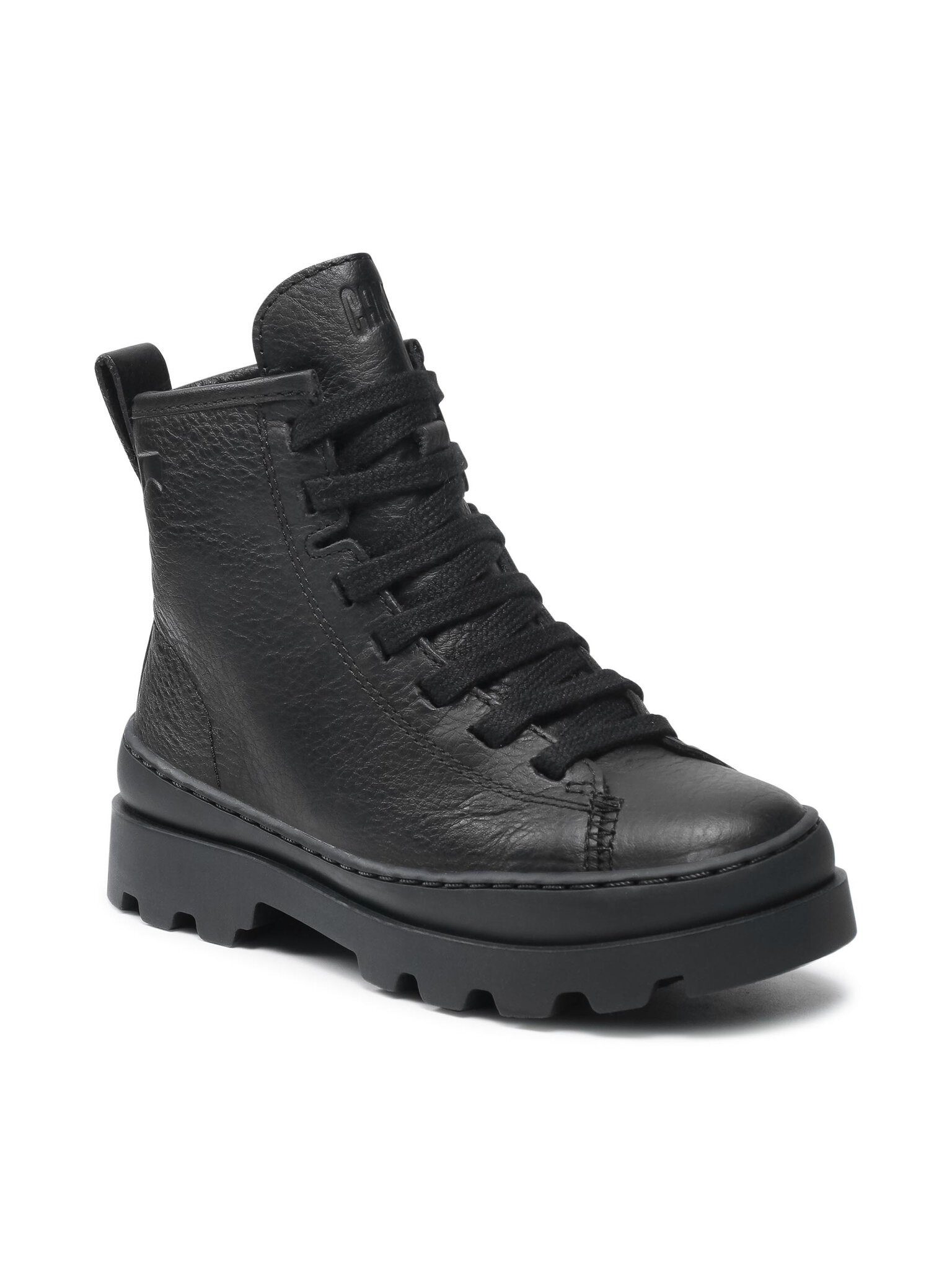 Camper Schnürstiefeletten Brutus K900179-002 Black Schnürstiefelette