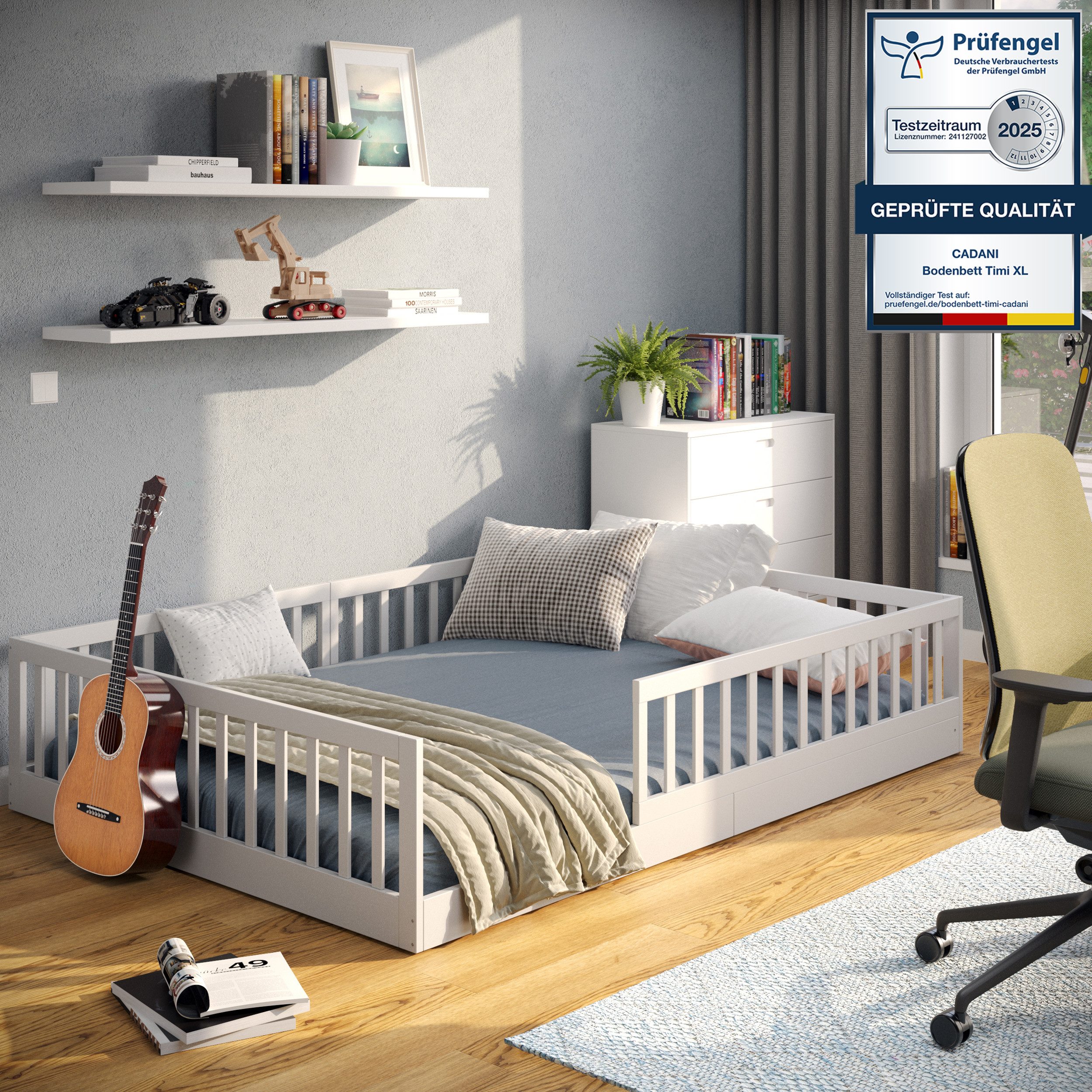 CADANI Kinderbett CADANI Timi Kinderbett Montessori Bodenbett (abnehmbarer günstig online kaufen