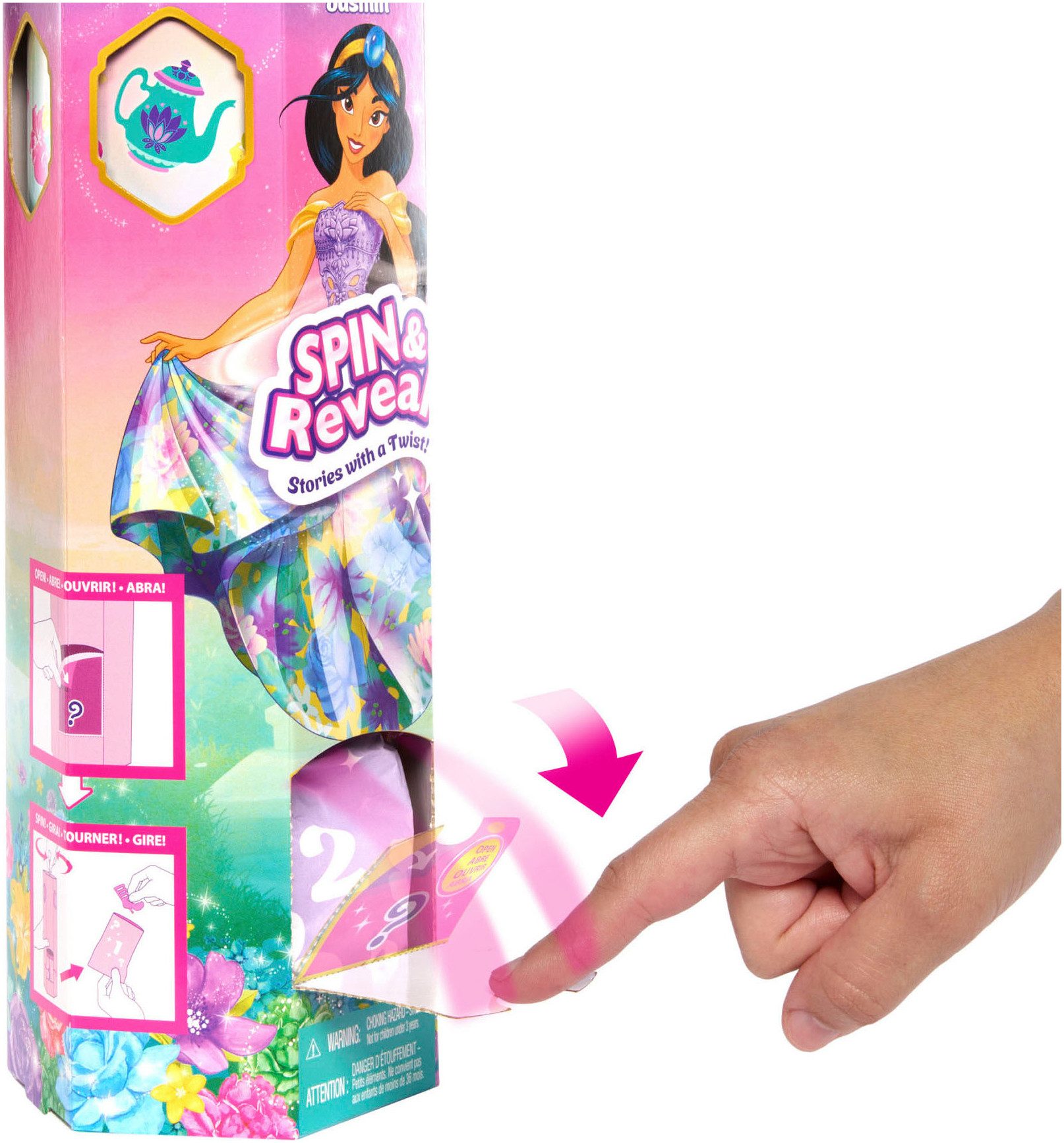 Mattel® Anziehpuppe Disney Princess Spin & Reveal Jasmin