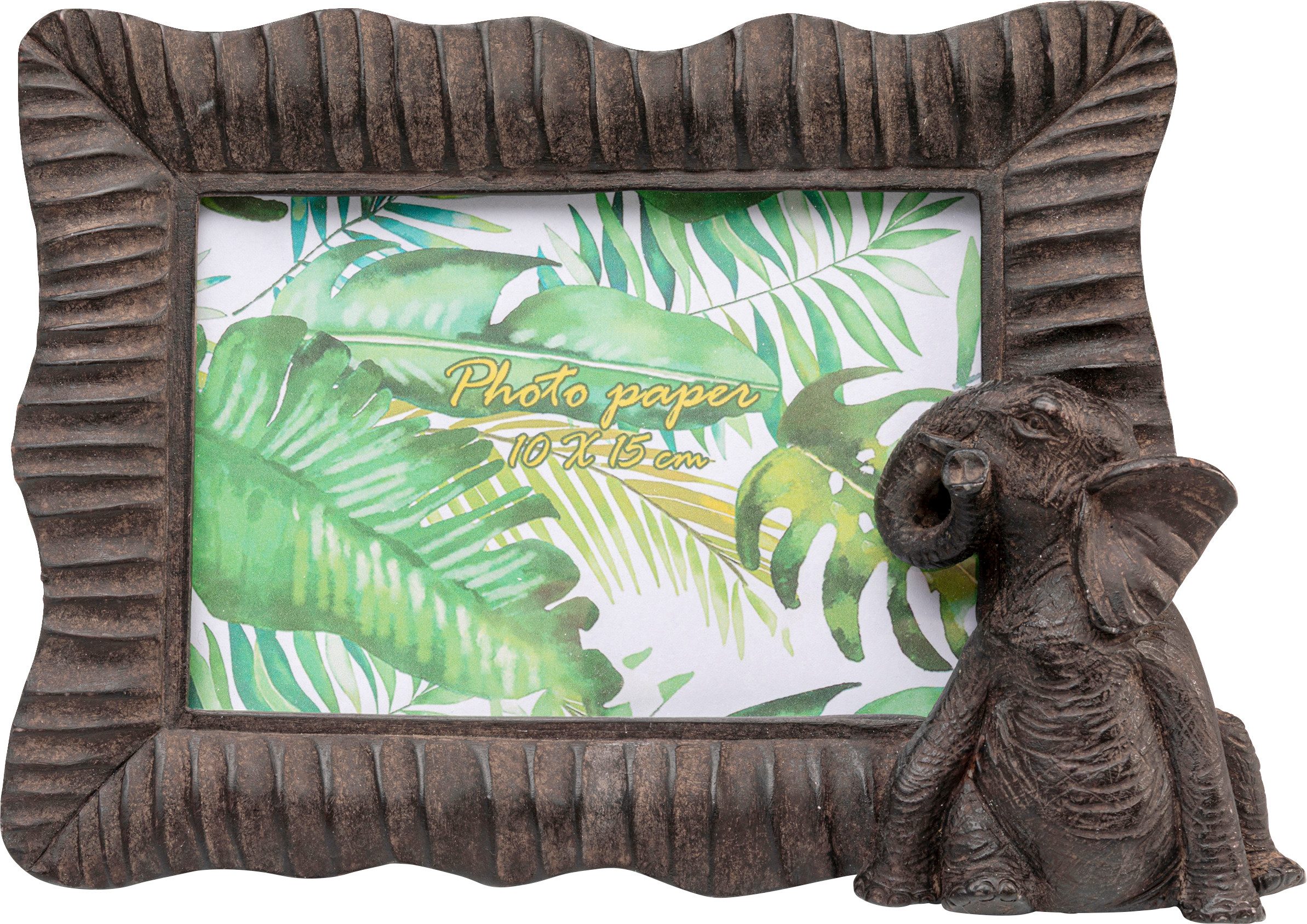 Kare Design Bilderrahmen Safari 15x10cm, Elefant oder Hippo