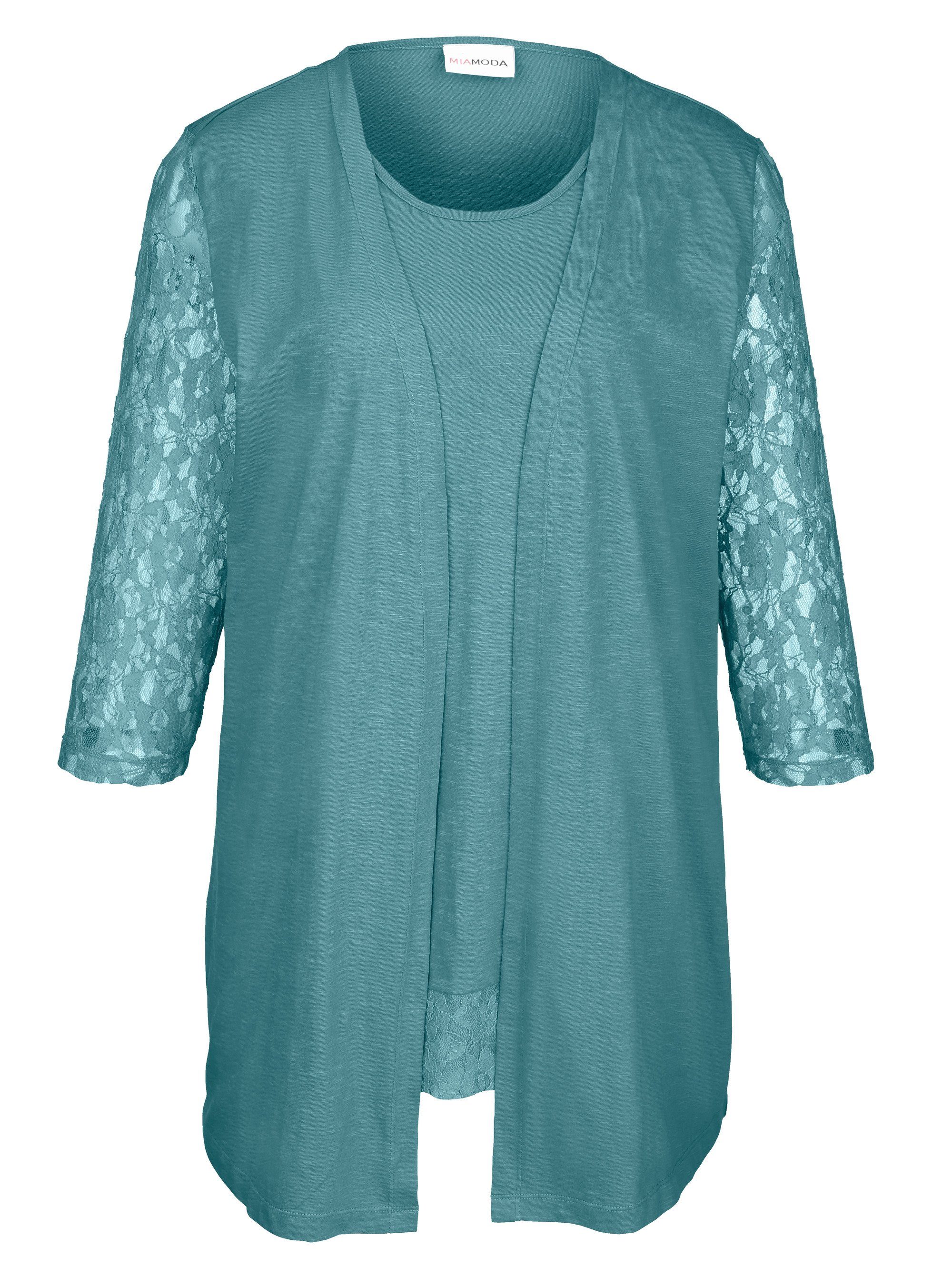 MIAMODA 2-in-1 Shirt in Jacken- und Top-Optik | OTTO