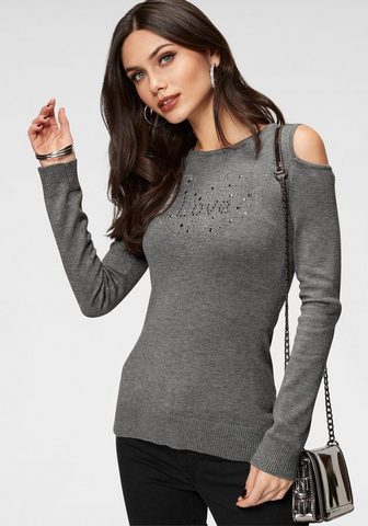 MELROSE Пуловер с круглым вырезом