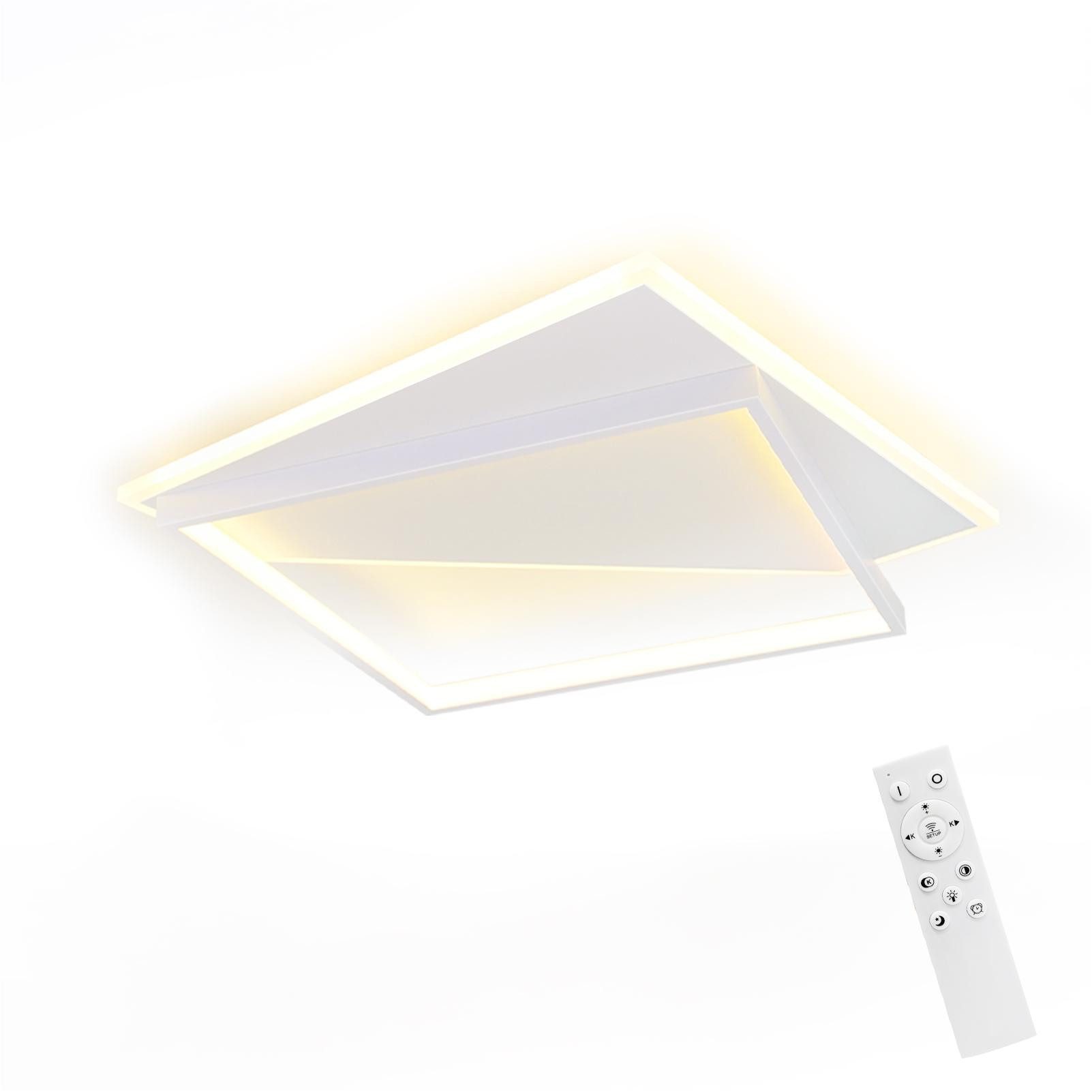 Nettlife LED Deckenleuchte Schwarz Modern 40W Dimmbar mit Fernbedienung Dec günstig online kaufen