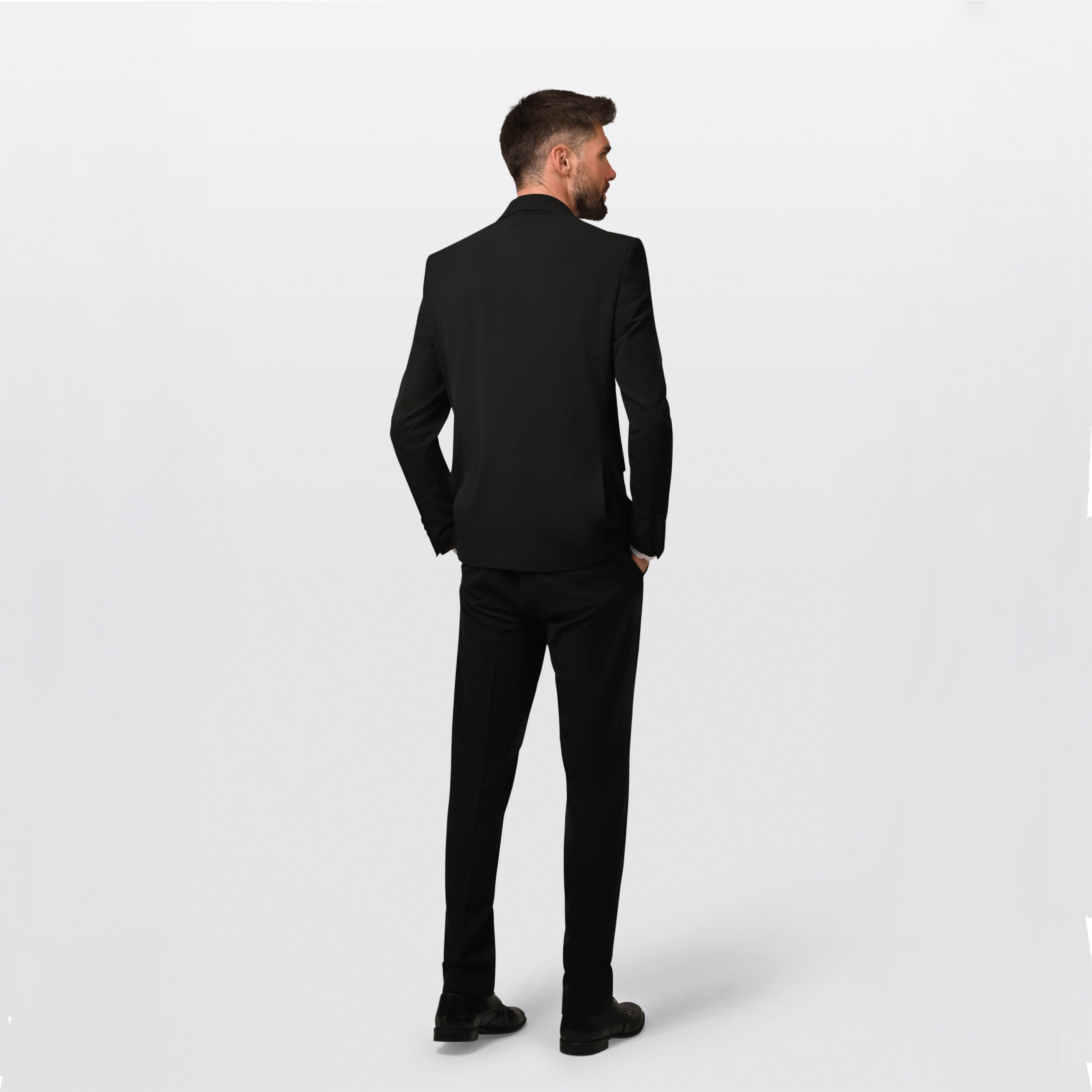 Hirschthal Anzug Herren Business Anzug Slim-Fit (Anzughose & Sakko 2 -tlg. Anzug Set) im eleganten Look