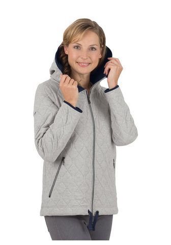 Куртка стеганая с капюшон из Sweat-Qua...