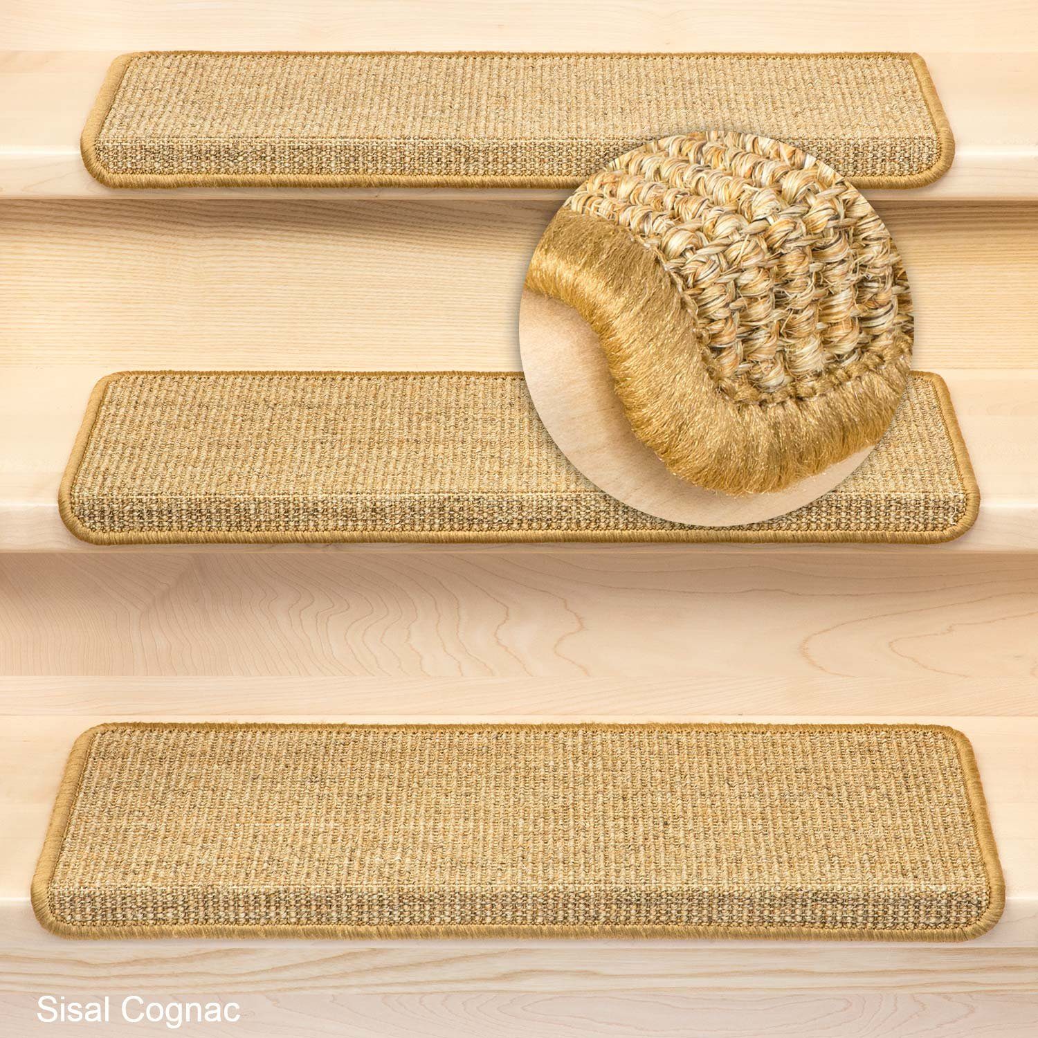 Metzker® Stufenmatte Stufenmatten Sisal Rechteckig Einzeln und SparSet's, r günstig online kaufen
