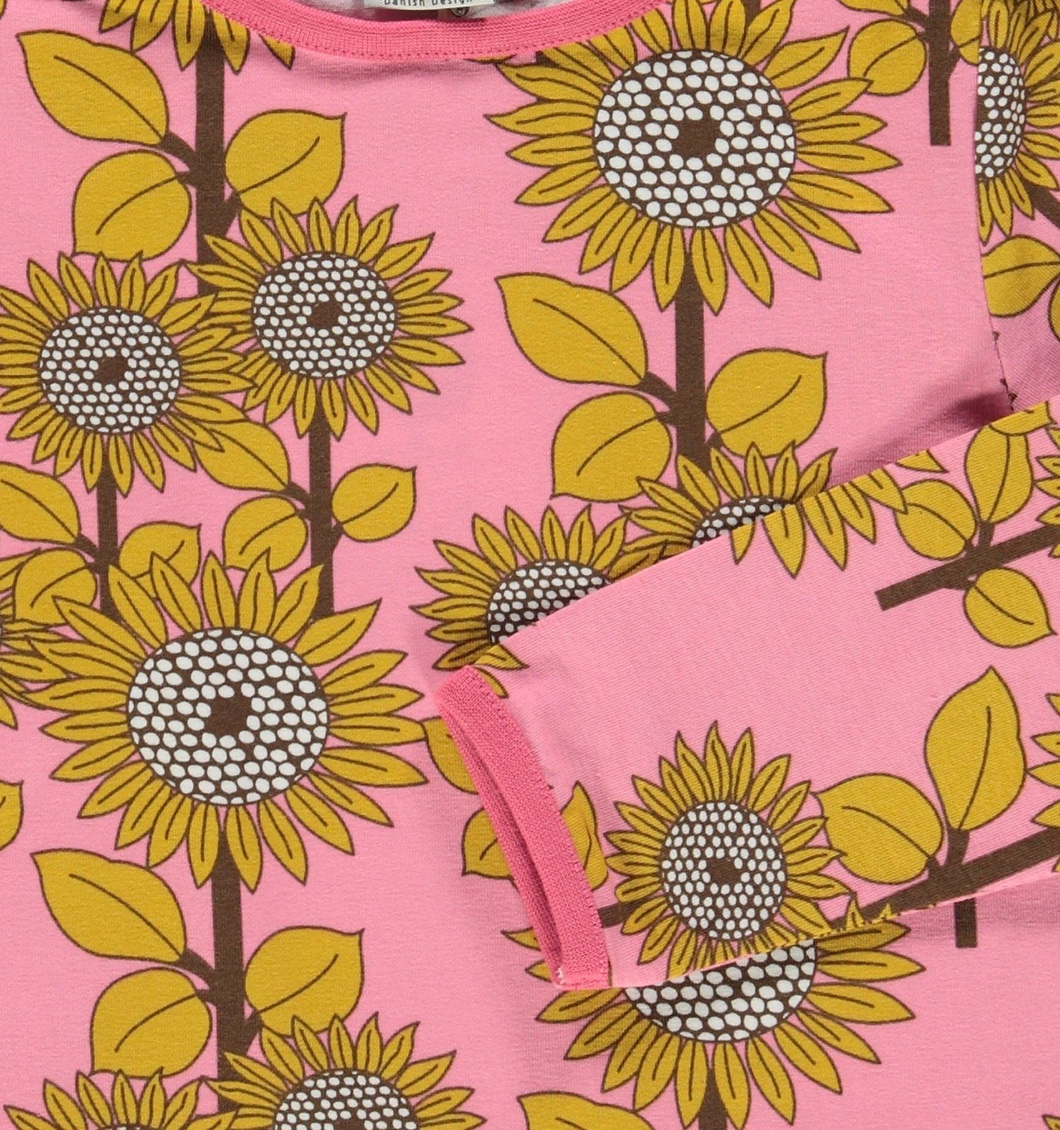 Småfolk Langarmshirt SMAFOLK Langarmshirt Longsleeve mit allover Sonnenblumen Print