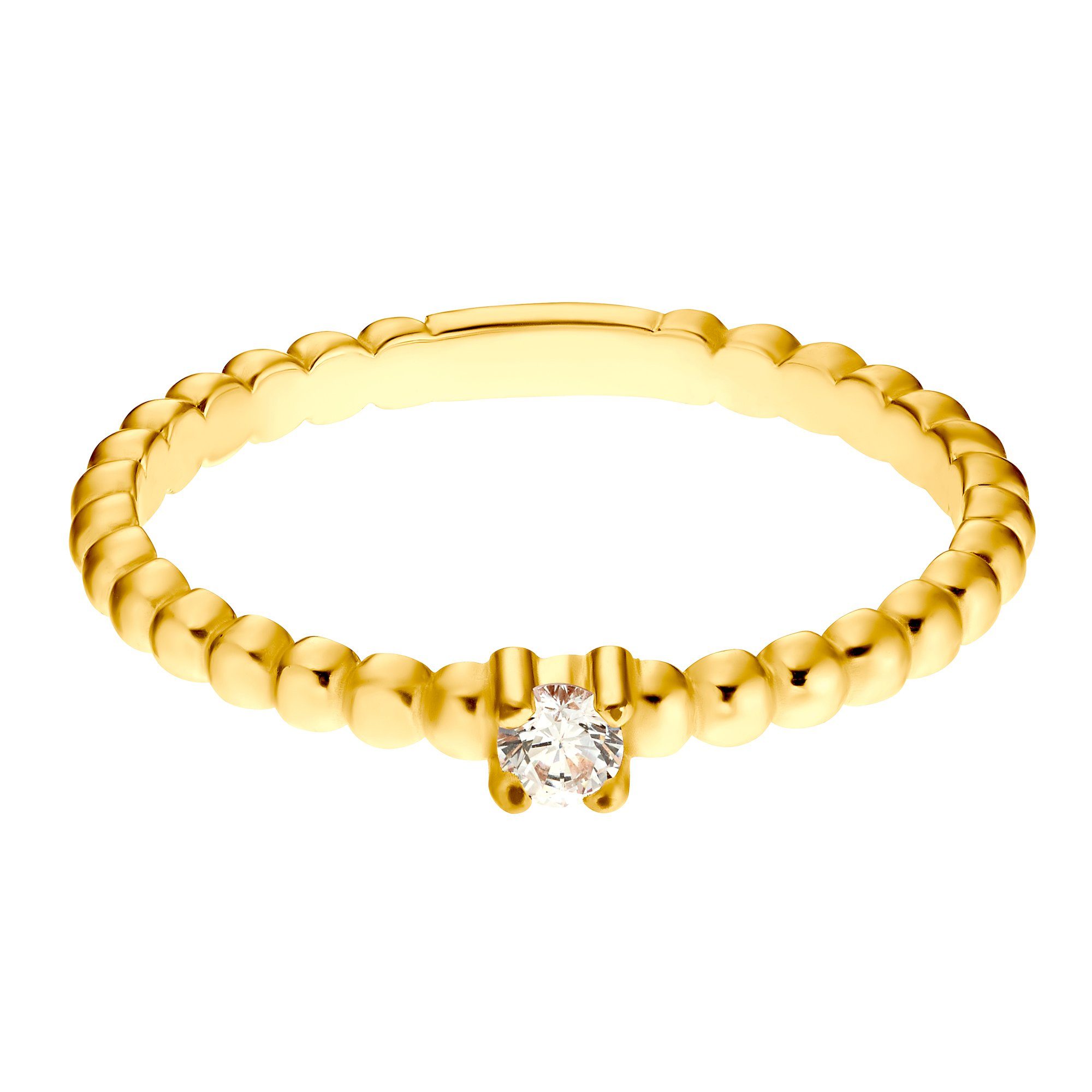 Elio 1-tlg., (Ring, inkl. Fingerring Damenring Heideman goldfarben für Geschenkverpackung), Frauen