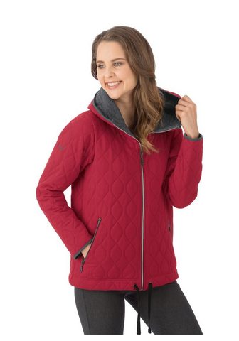 Куртка стеганая с капюшон из Sweat-Qua...