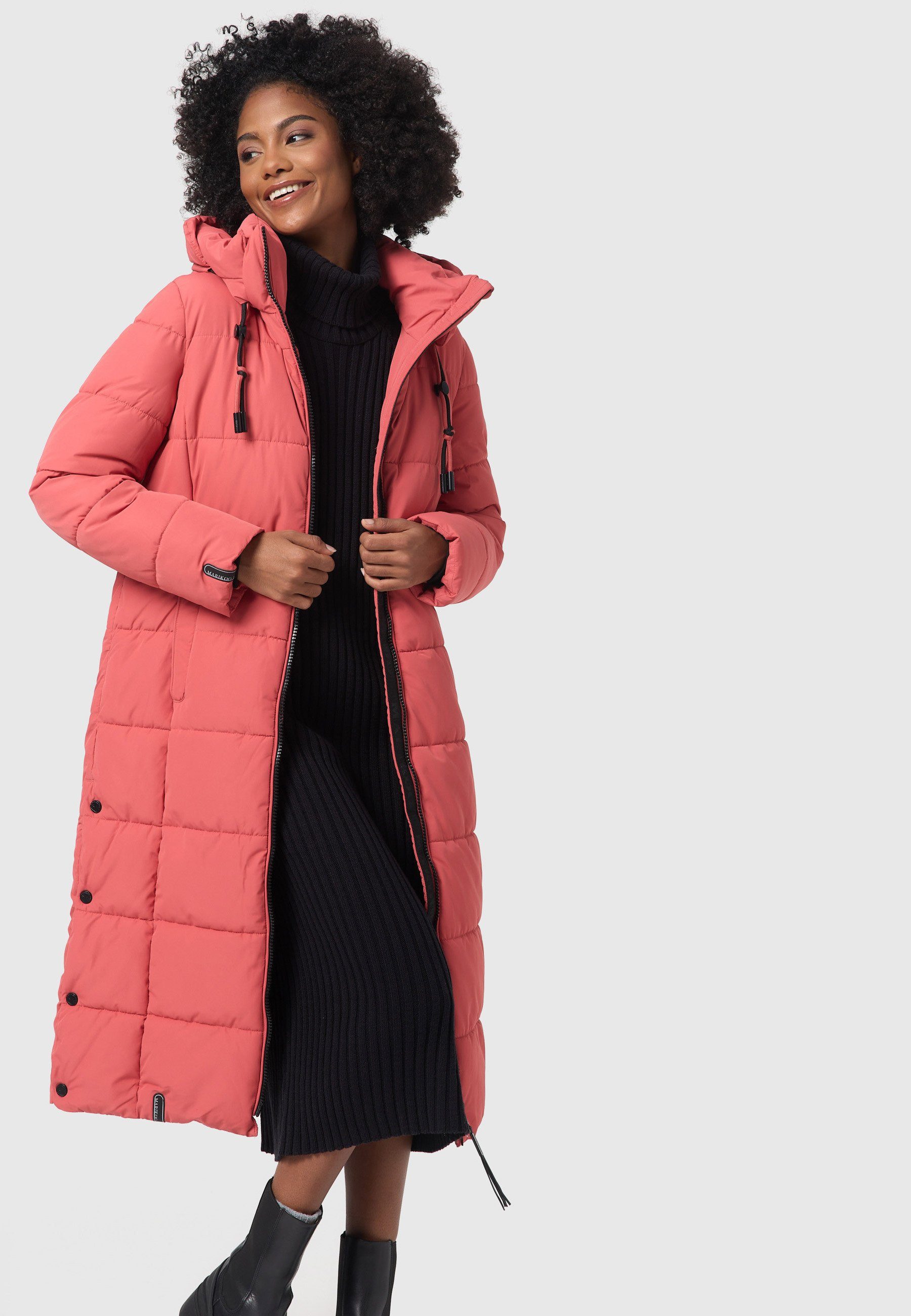 Nadeshikoo Winter gesteppt Rouge XIV extra Marikoo langer Winterjacke Mantel