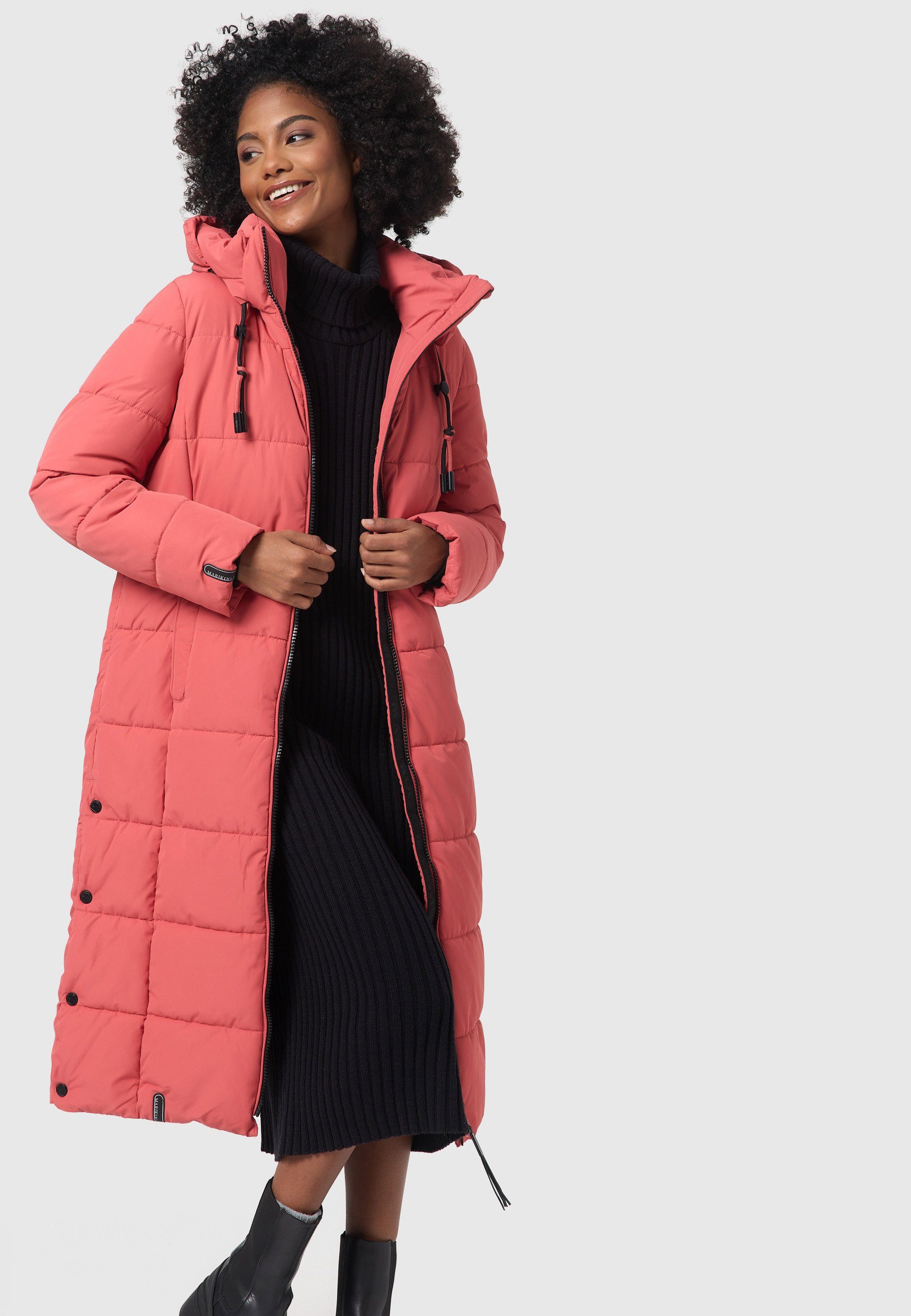 Marikoo Winterjacke Nadeshikoo XIV extra langer Winter Mantel gesteppt günstig online kaufen