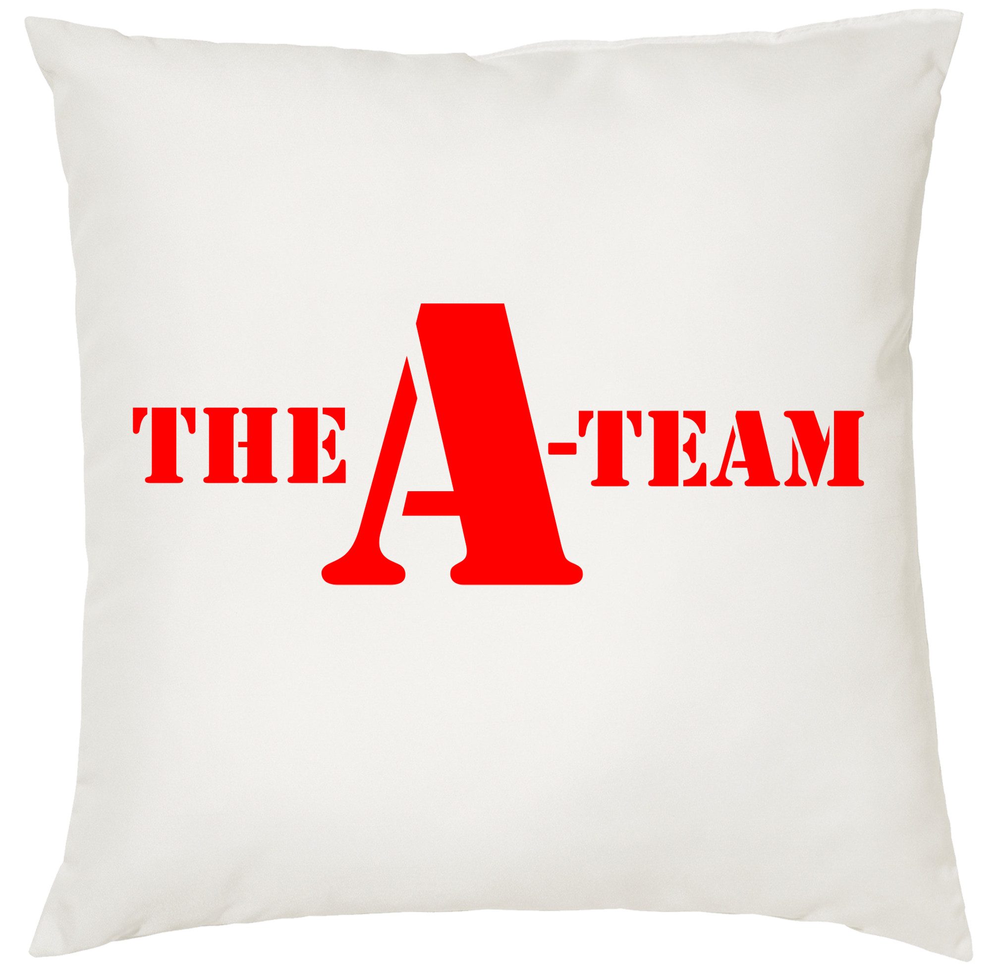 Blondie & Brownie Dekokissen A Team Logo Print Van Bus Murdock Hannibal Serie mit Füllung