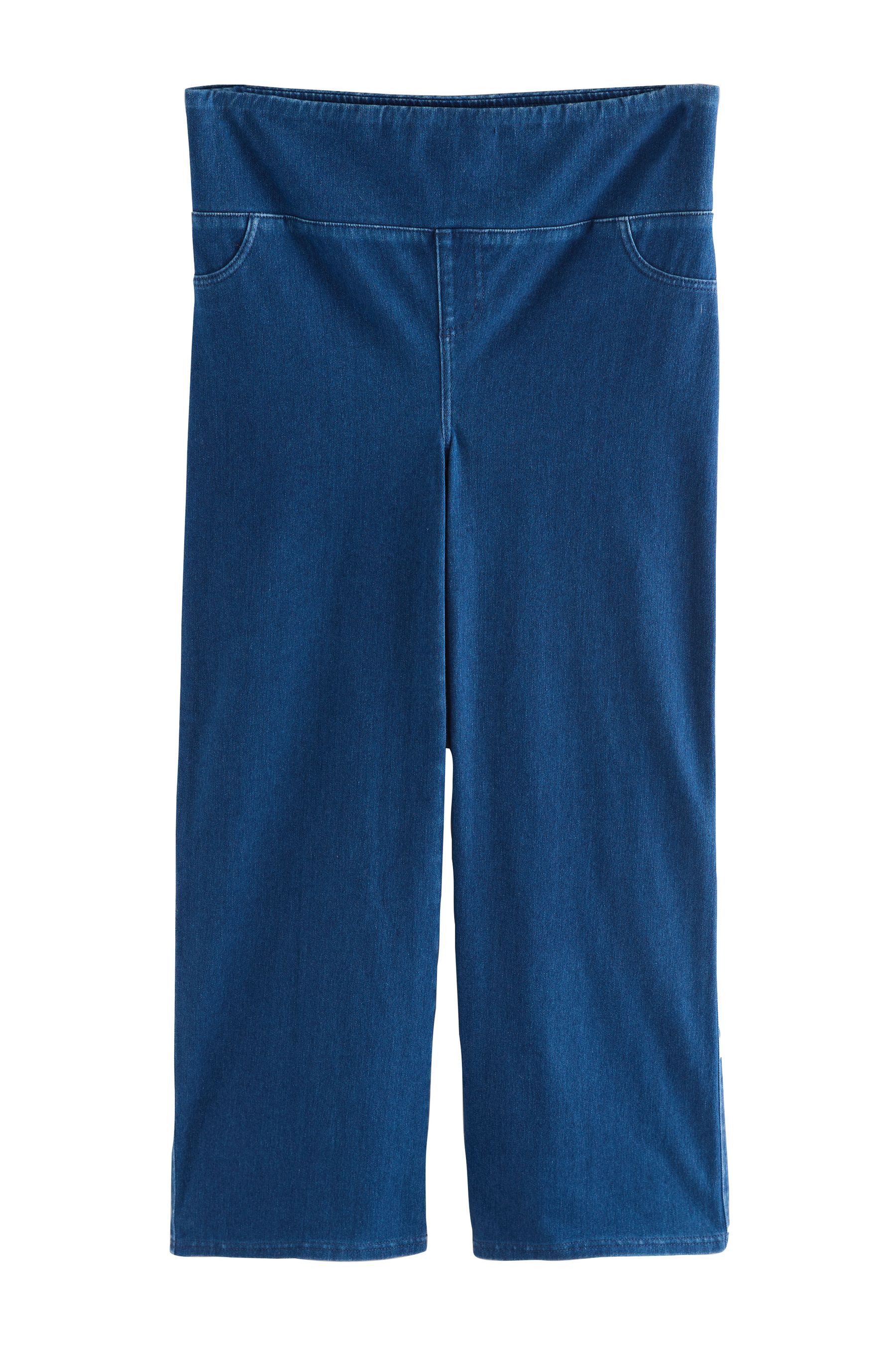 Next Weite Jeans Denim-Leggings mit weitem Bein, Umstandsmode (1-tlg) günstig online kaufen