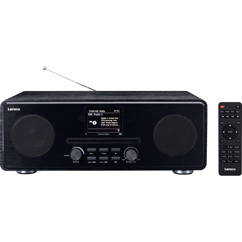 Lenco Lenco DIR-260BK Internet Kofferradio Schwarz Radio