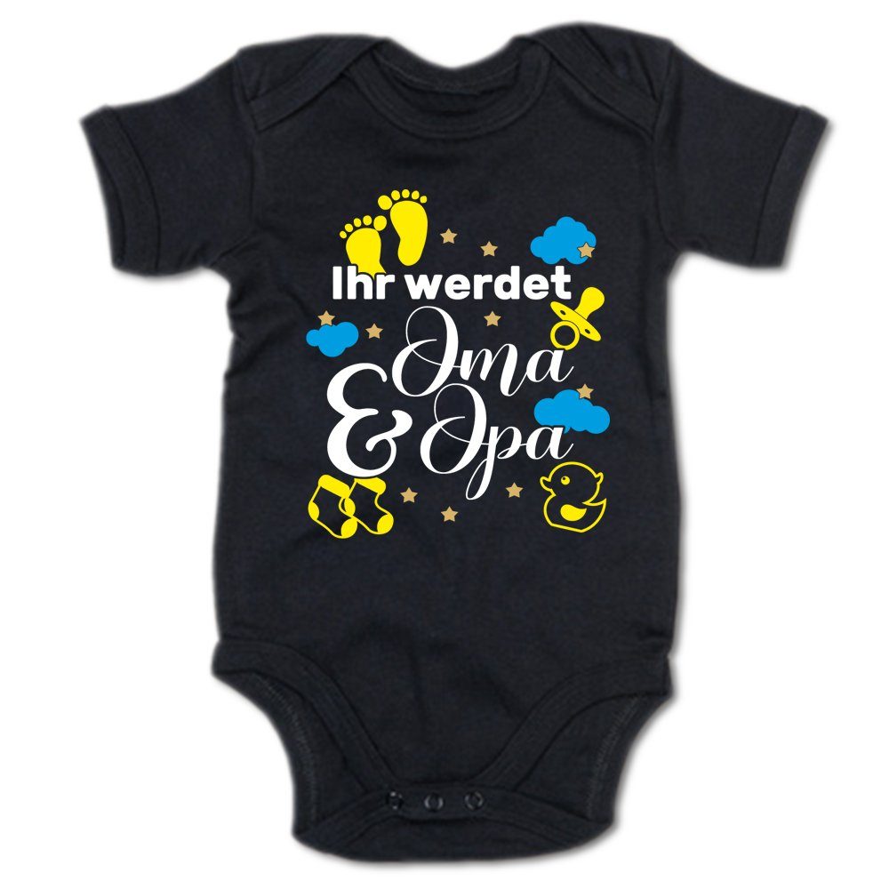 G-graphics Kurzarmbody Baby Body - Ihr werdet Oma & Opa mit Spruch / Sprüche • Babykleidung • Geschenk für die werdenden Großeltern • Strampler