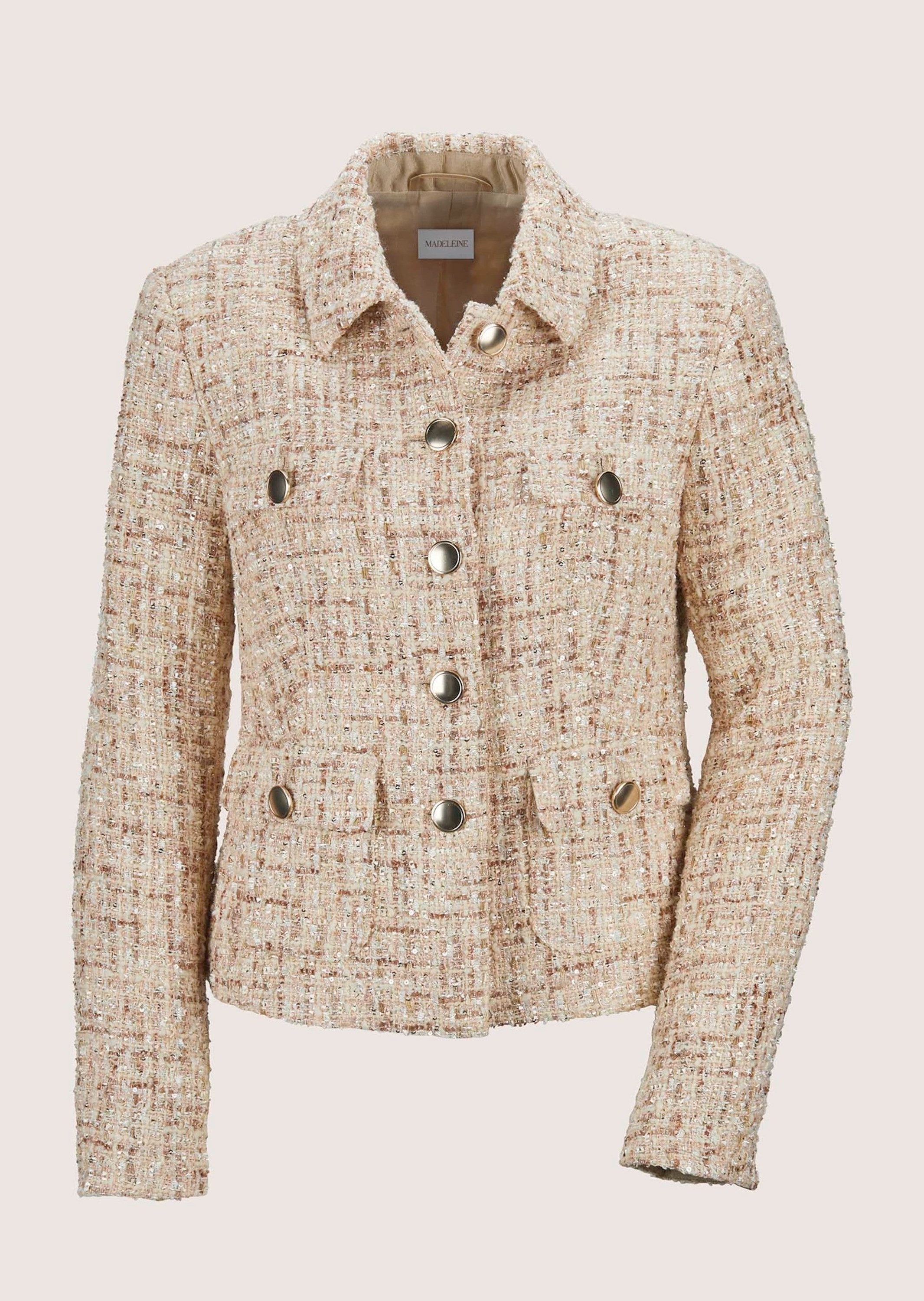 MADELEINE Kurzblazer Glanzvoller Kurzblazer