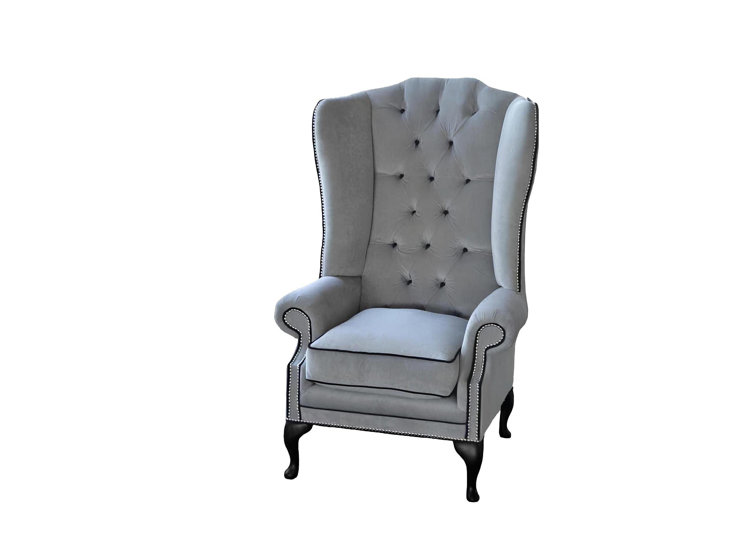 Xlmoebel Sessel Chesterfield Sessel mit Stoffpolsterung, Einzelsitzer, Nagelneu (Ohrensessel), Hergestellt in Europa