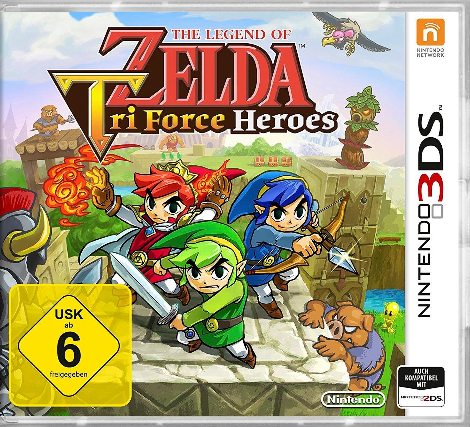 Image of The Legend of Zelda: Tri Force Heroes Nintendo 3DS, Software Pyramide