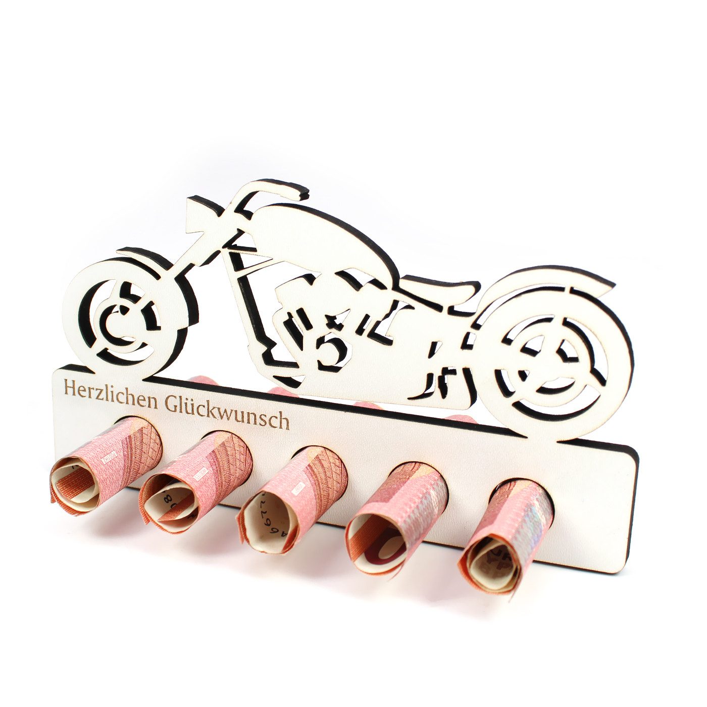 Dekolando Geschenkkarte Geschenk Motorrad Geldgeschenk