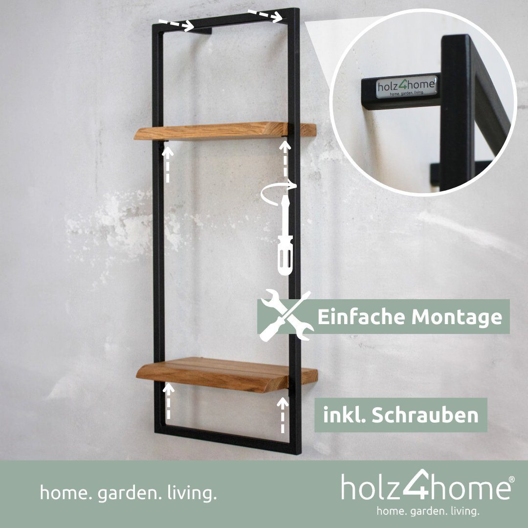 Wandregal holz4home H4H302