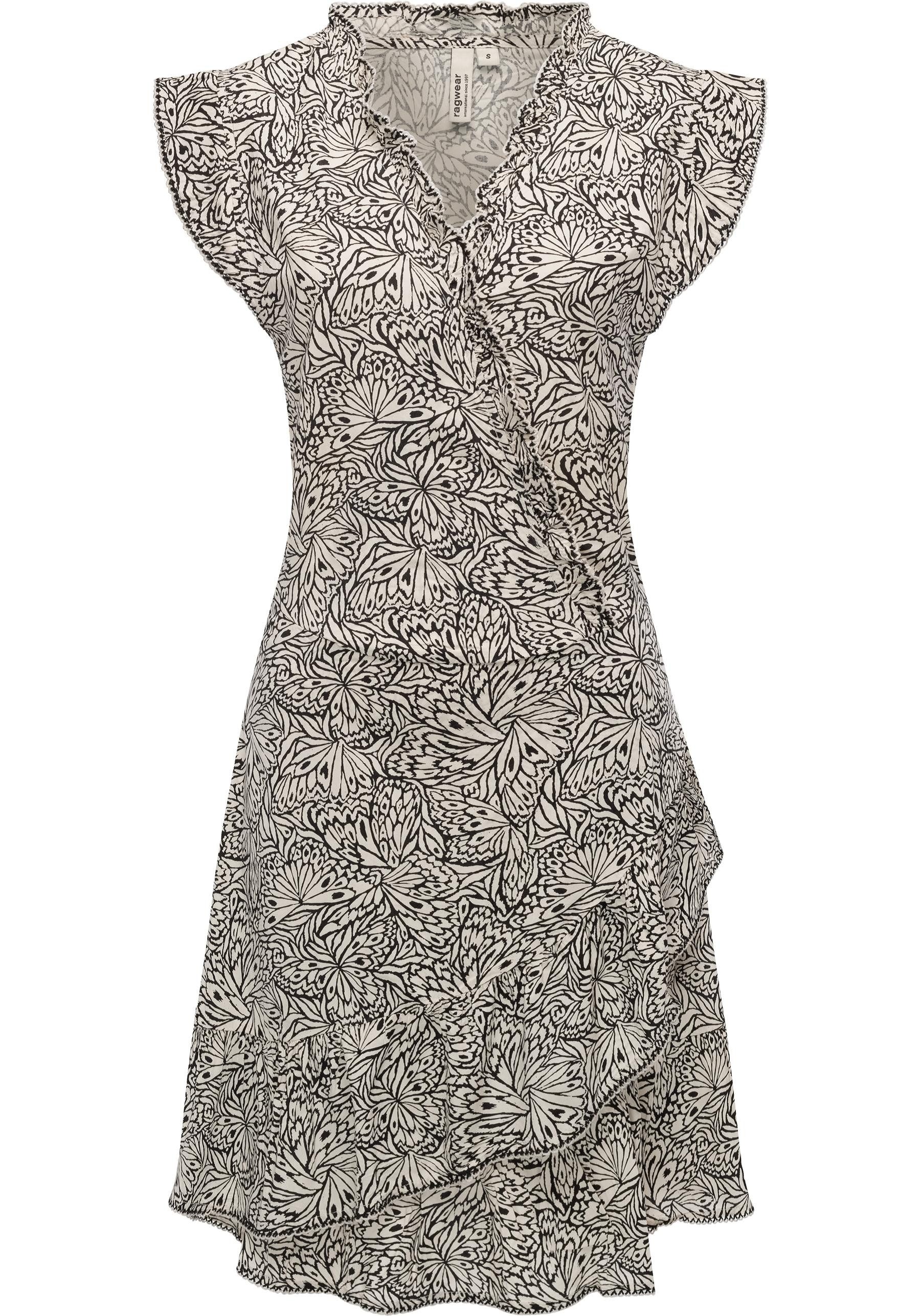 Ragwear Volantkleid Chantalia Print stylisches Sommerkleid günstig online kaufen