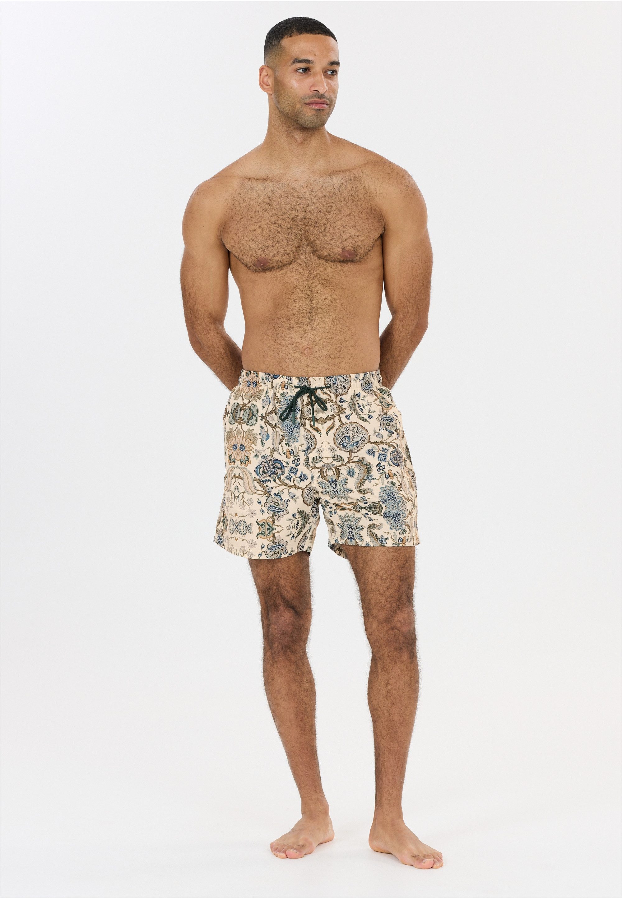 nou Badeshorts Justino (1-St) mit elastischem Bund und Kordelzug