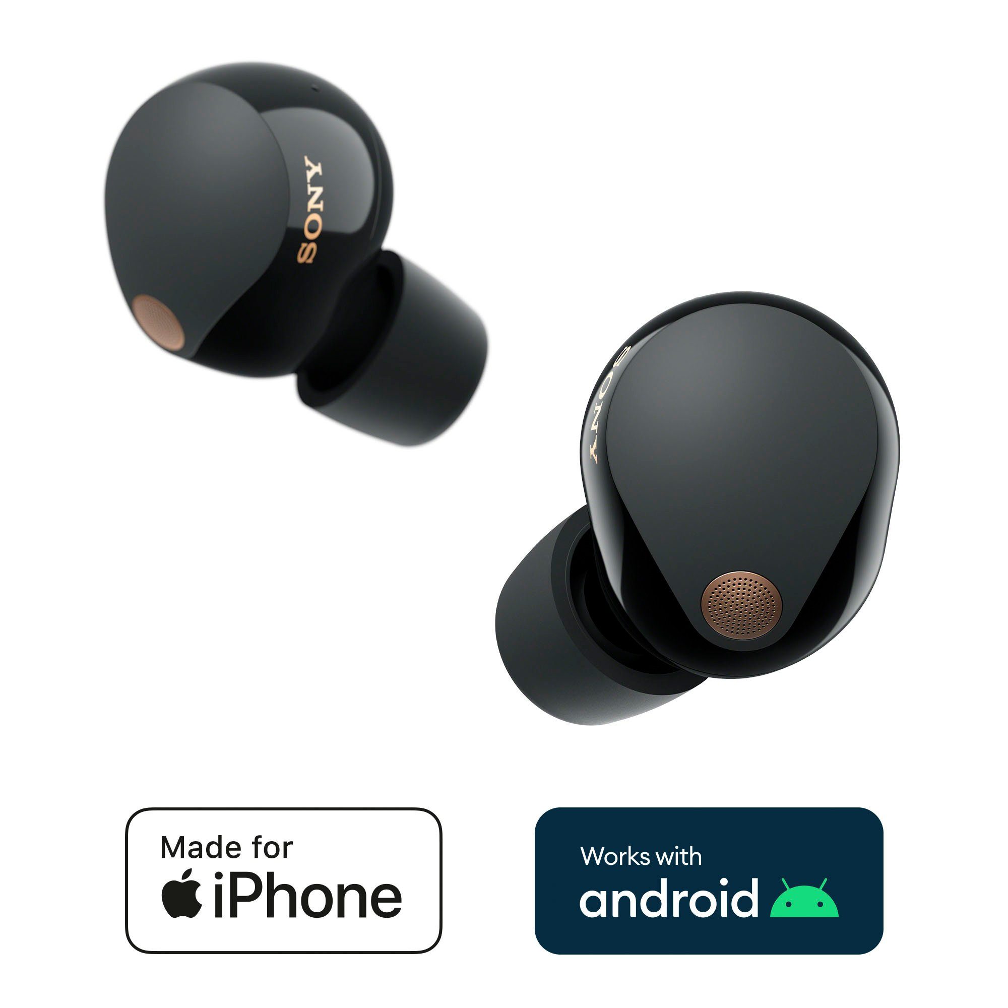 Sony WF-1000XM5 wireless In-Ear-Kopfhörer (Noise-Cancelling, True Wireless, integrierte Steuerung für Anrufe und Musik, Alexa, Google Assistant, A2DP Bluetooth, AVRCP Bluetooth, Bluetooth, HFP, HSP)