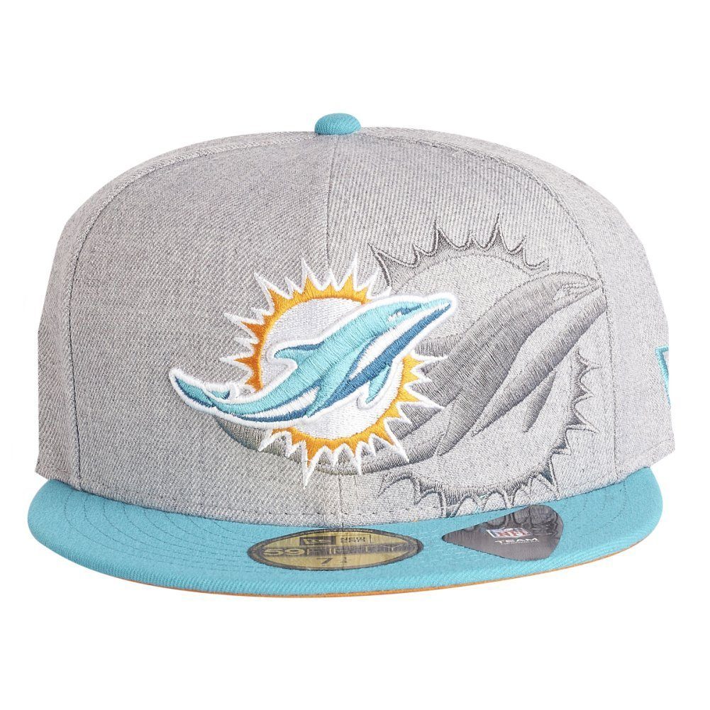New Era 59Fifty SCREENING Dolphins Cap Miami Fitted NFL