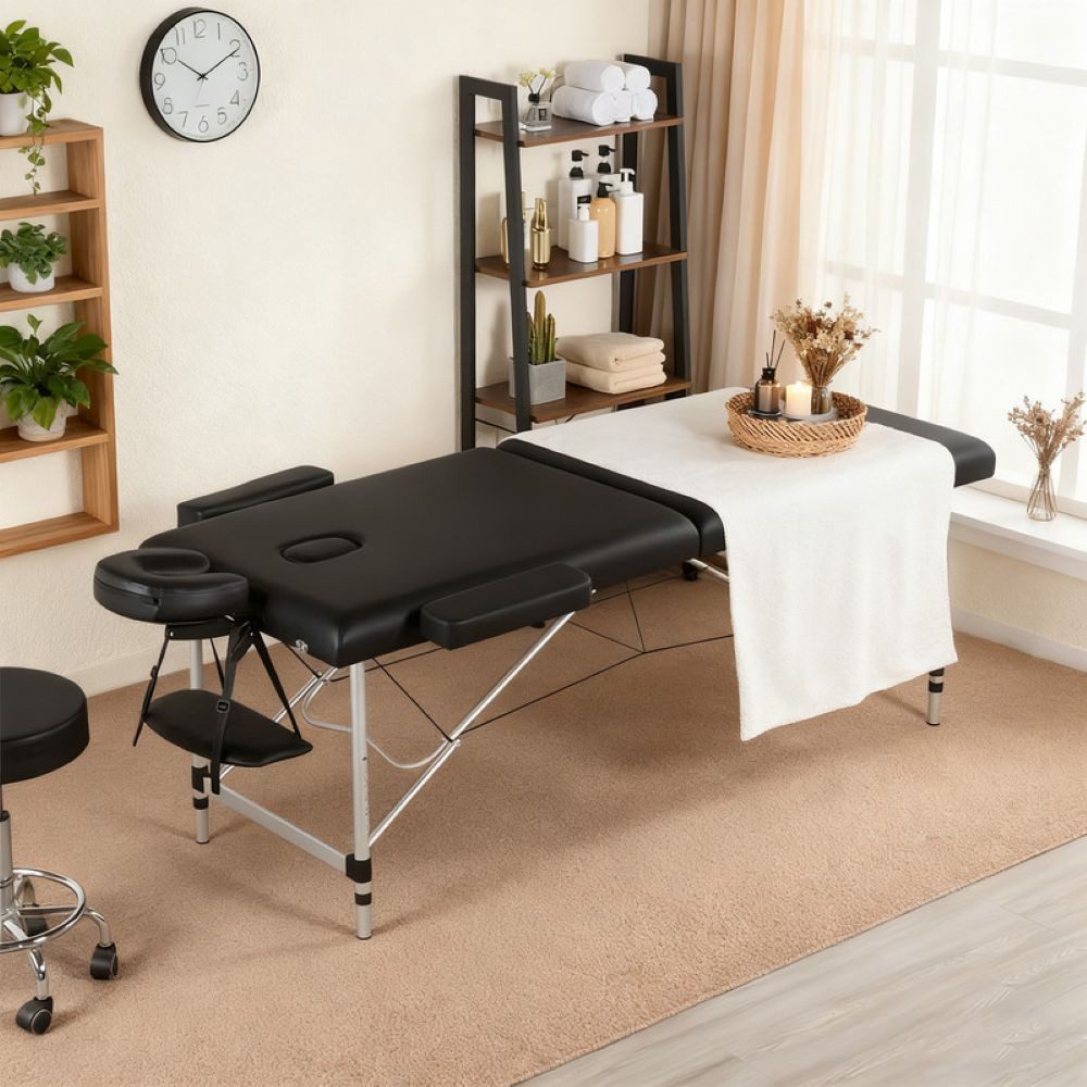 Nettlife Massageliege höhenverstellbar klappbar tragbar mobil für Beauty Salon Sandtherapie (1-St), für Massage