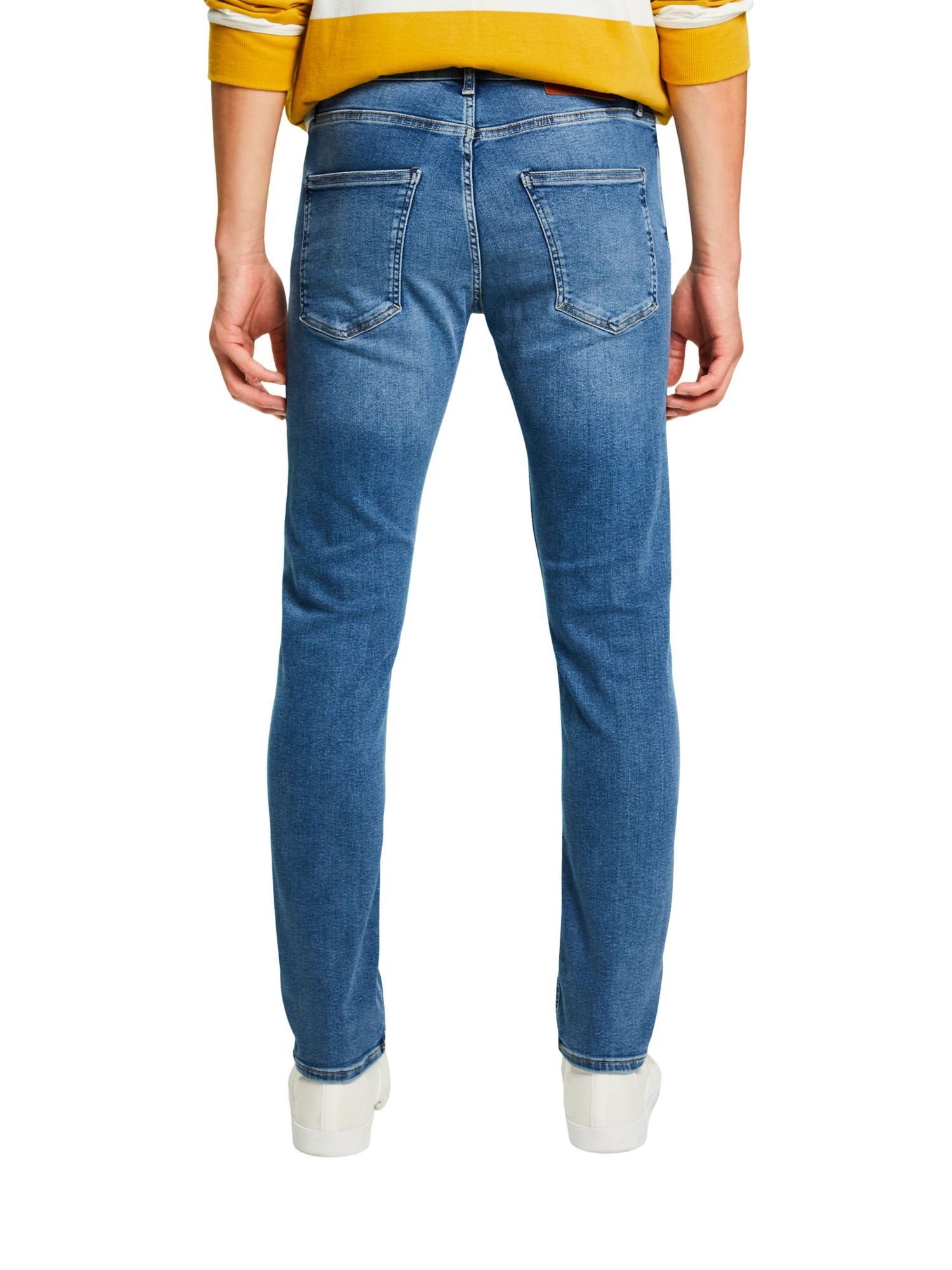 Jeans Slim-fit-Jeans mit Esprit Schmale Bundhöhe mittlerer