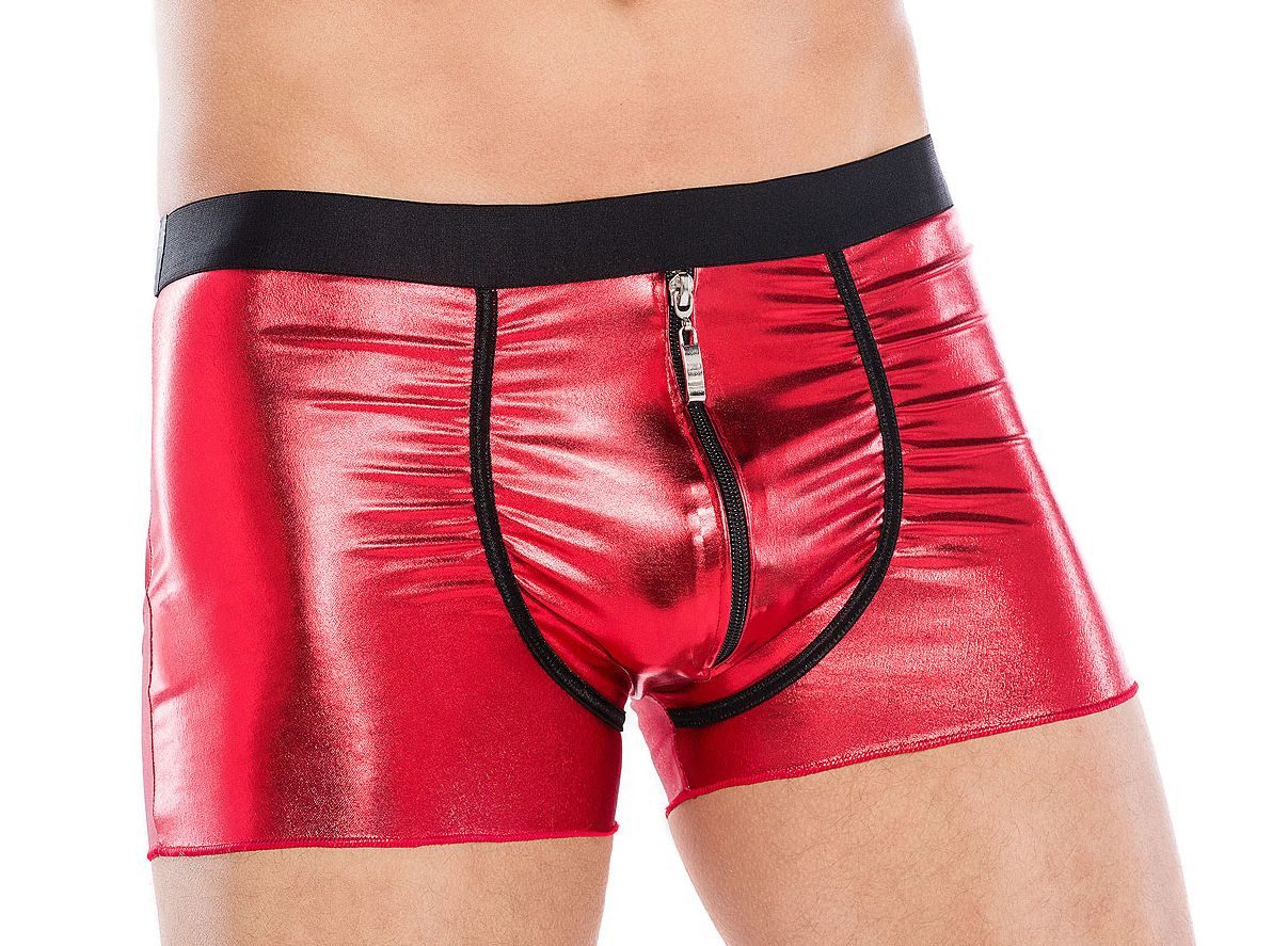 Andalea Men's Collection Boxershorts Wetlook-Slip Rot günstig online kaufen
