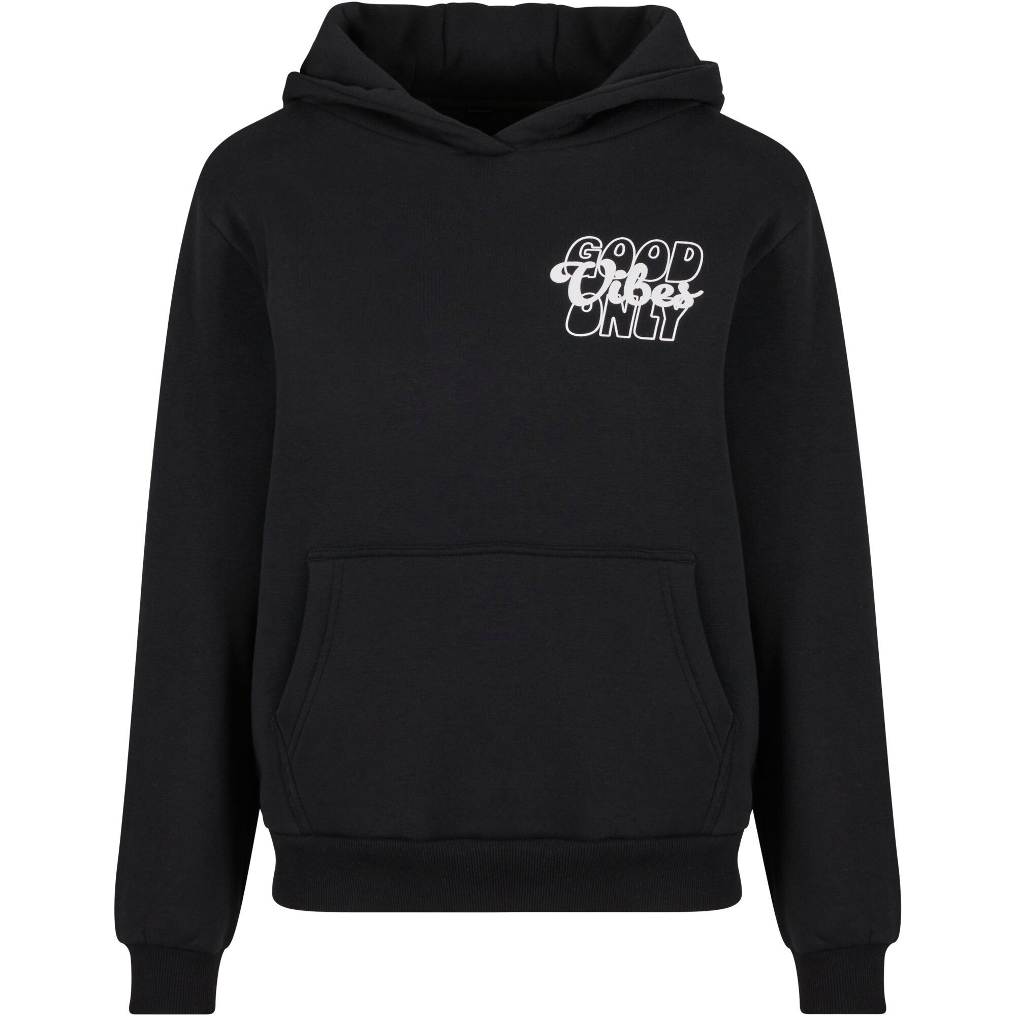 Kapuzenpullover Miss Tee Good Vibes Puff Print Ladies Fluffy Hoody