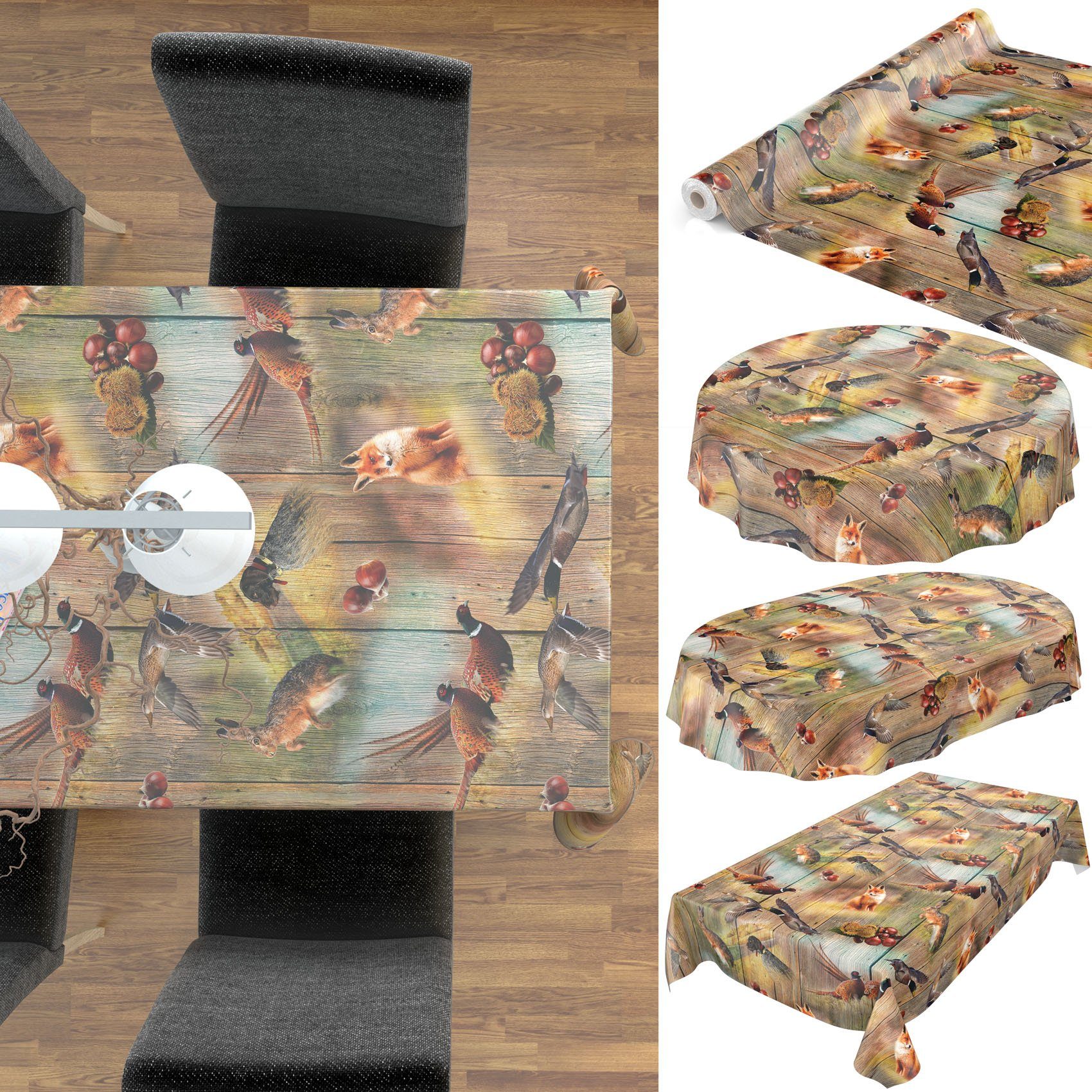 Tischdecke Wachstuchtischdecke Gartentischdecke Wachstischdecke