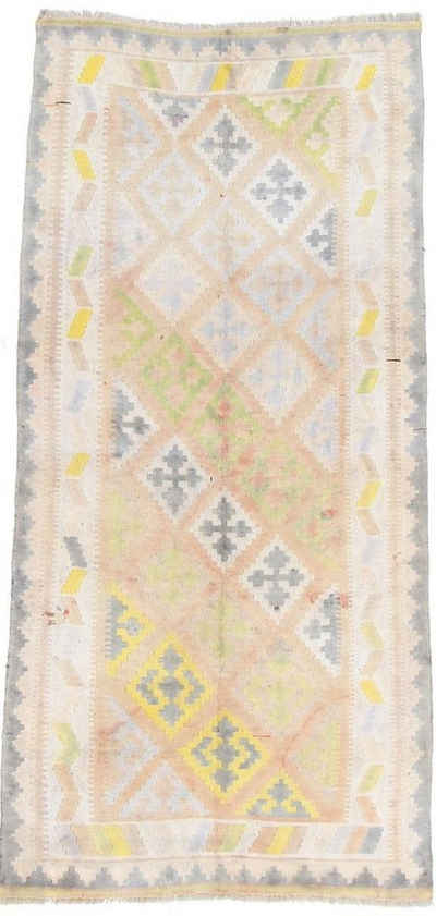 Orientteppich Kelim Fars Ghashghai 121x254 Handgewebter Orientteppich, Nain Trading, rechteckig, Höhe: 4 mm