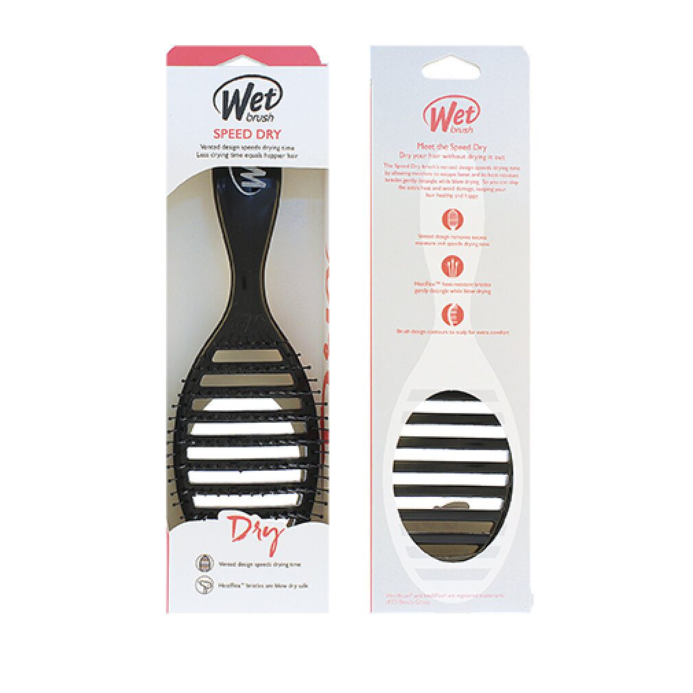 The Wet Brush Haarbürste Perie pentru par Wet Brush Speed Dry Professional Black