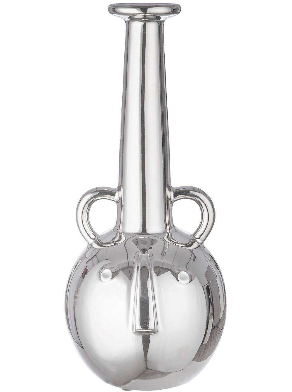GILDE Tischvase Gesichts-Halsvase Viso, mit Henkel, Höhe ca. 38 cm (1 St), aus Keramik, wasserdicht