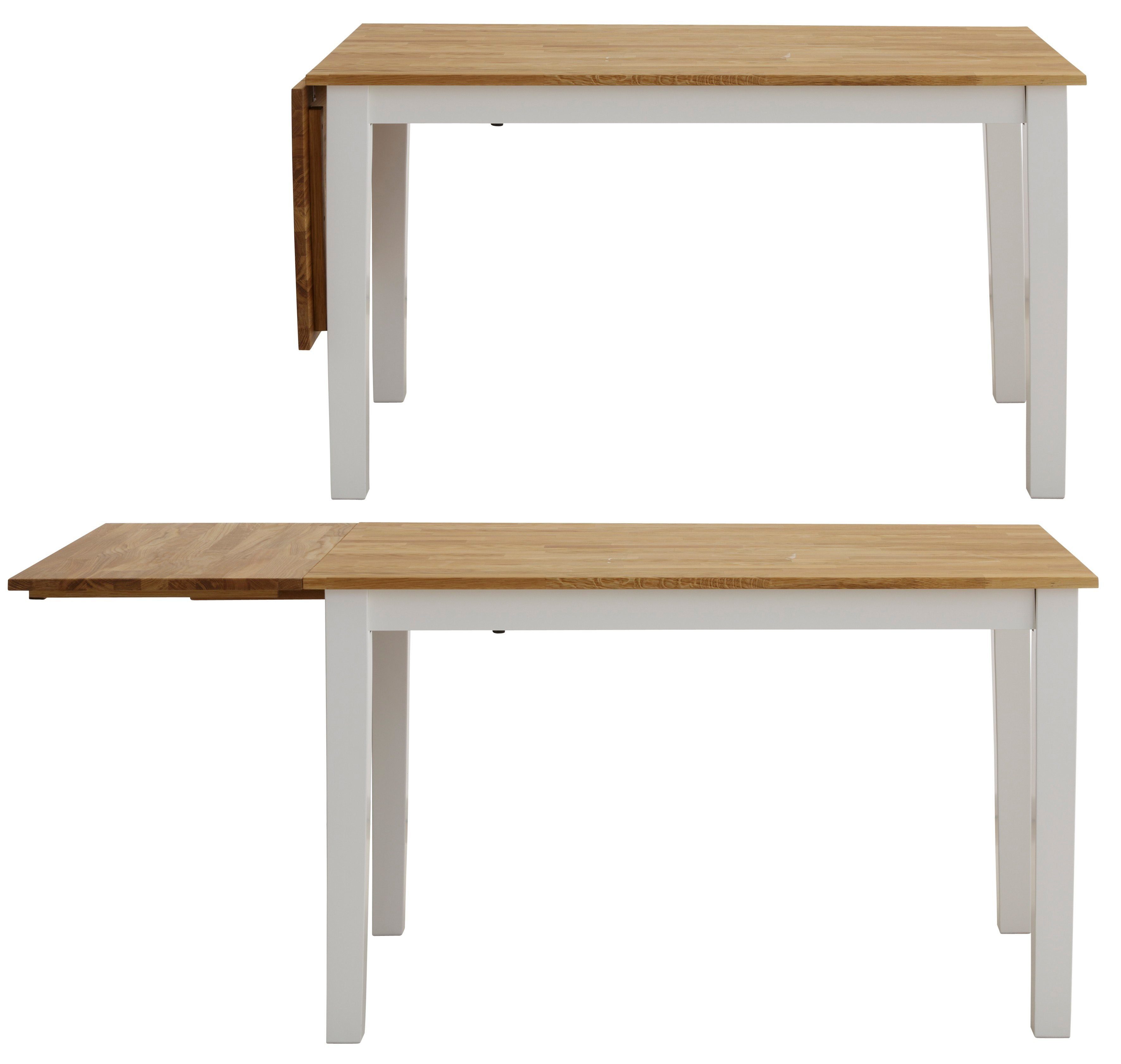 Home affaire Essgruppe Samba, (Set, 5-tlg), mit ausklappbarem Esstisch