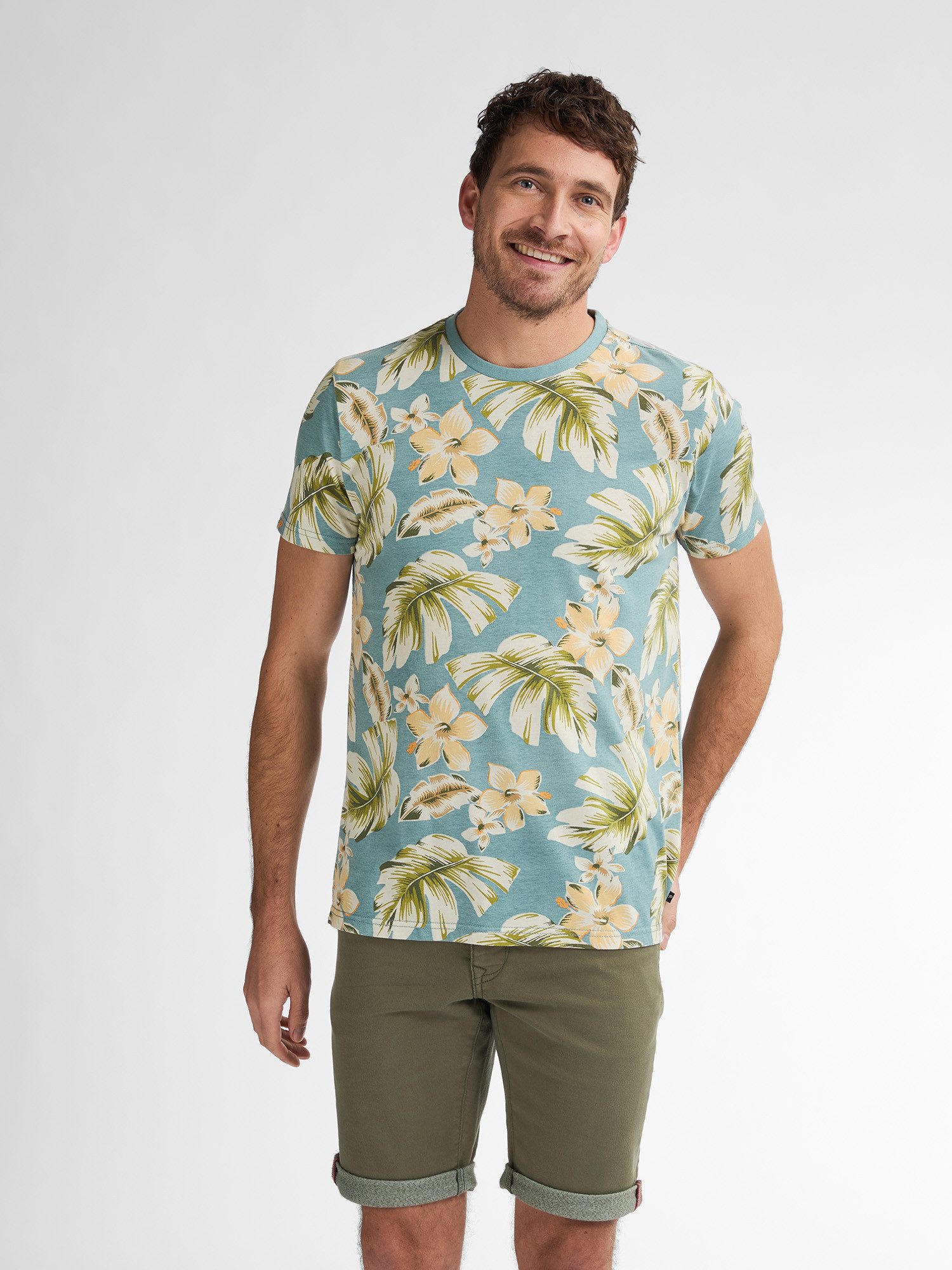 Petrol Industries T-Shirt Hibiscus günstig online kaufen