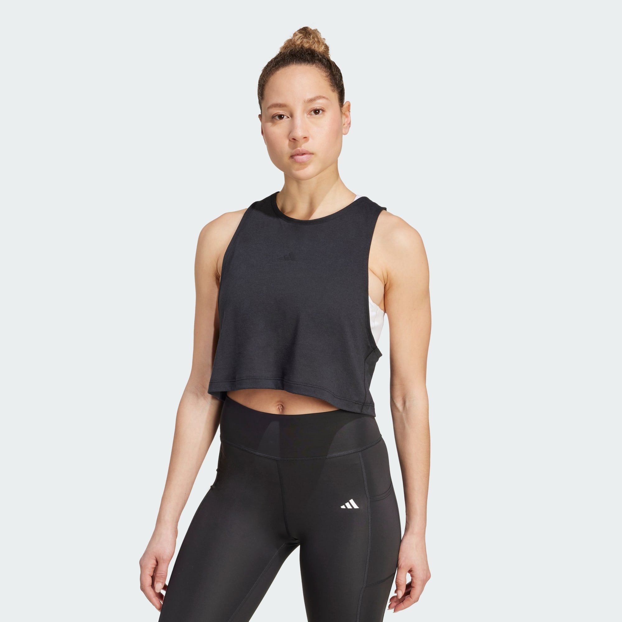 Trainingstop YOGA ESSENTIALS TANKTOP, KÜRZER GESCHNITTEN