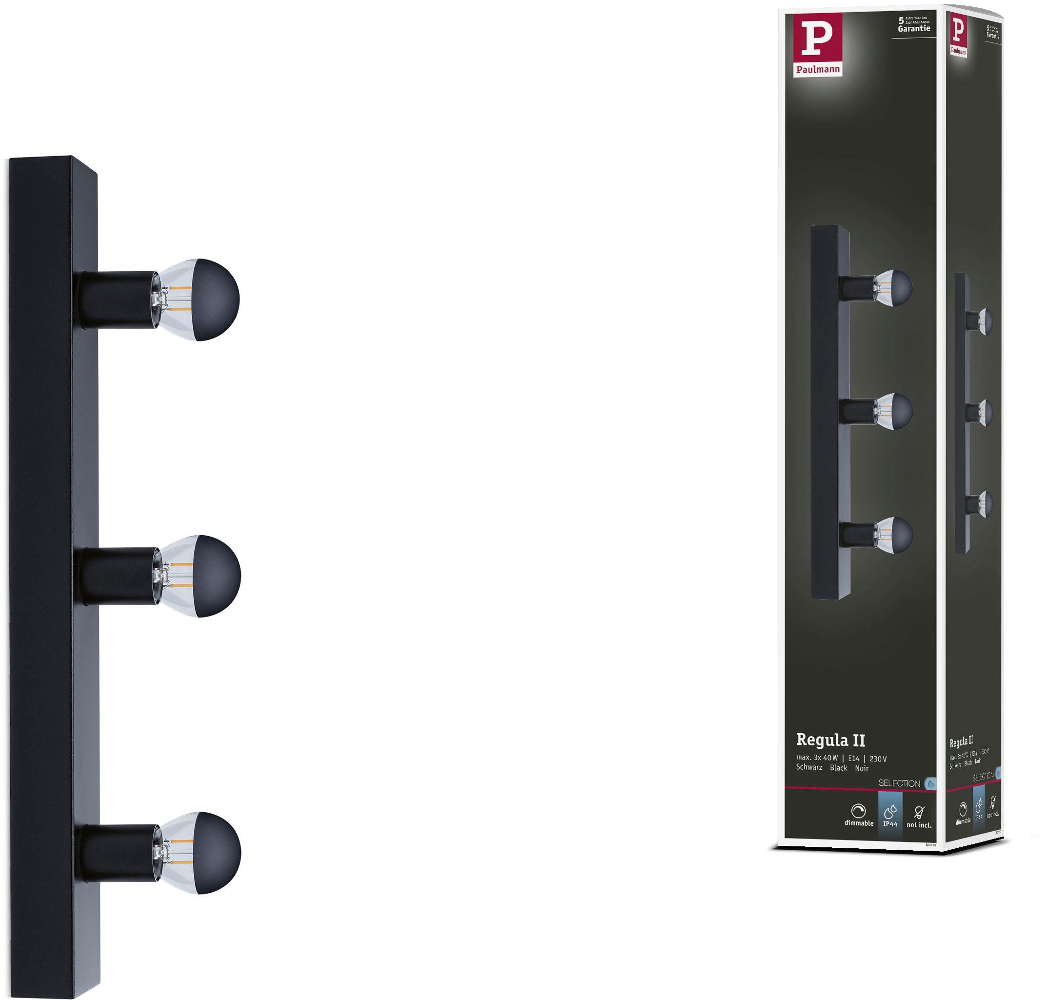 Paulmann Spiegelleuchte Spiegelleuchte IP44 E14 230V dimmbar, ohne Leuchtmi günstig online kaufen