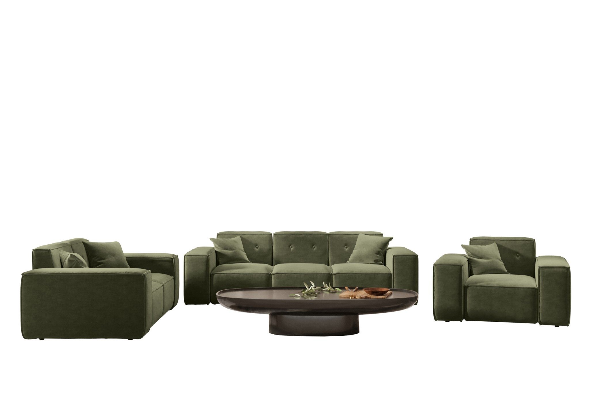 Fun Möbel Polstergarnitur Sofaset Designersofa CESINA günstig online kaufen