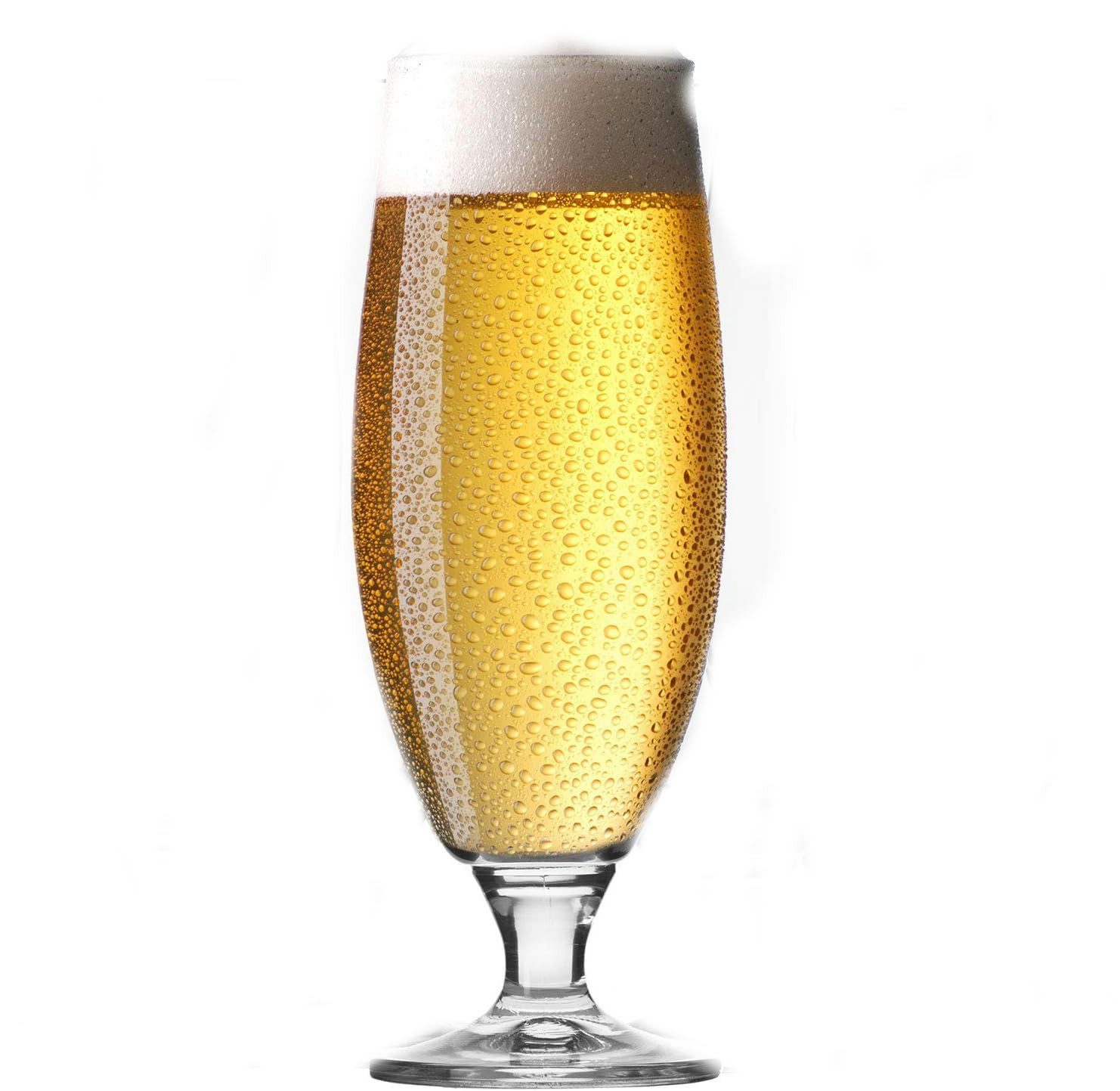 emeco Bierglas 6 Biergläser Cocktailgläser 310ml Trinkglas Longdrinkgläser Eisglas, 6-tlg., Glas