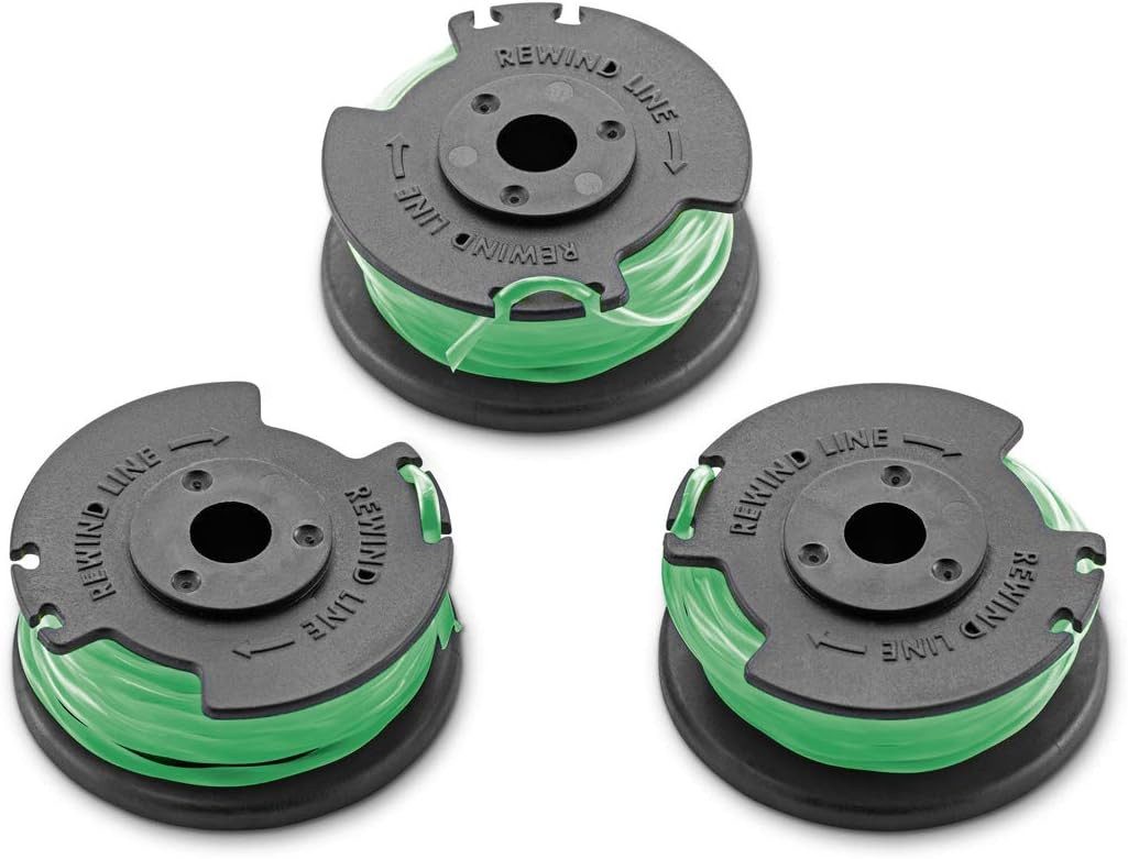 Karcher Fadenspule Kärcher Fadenspulen im Dreierpack für Rasentrimmer, (3er)