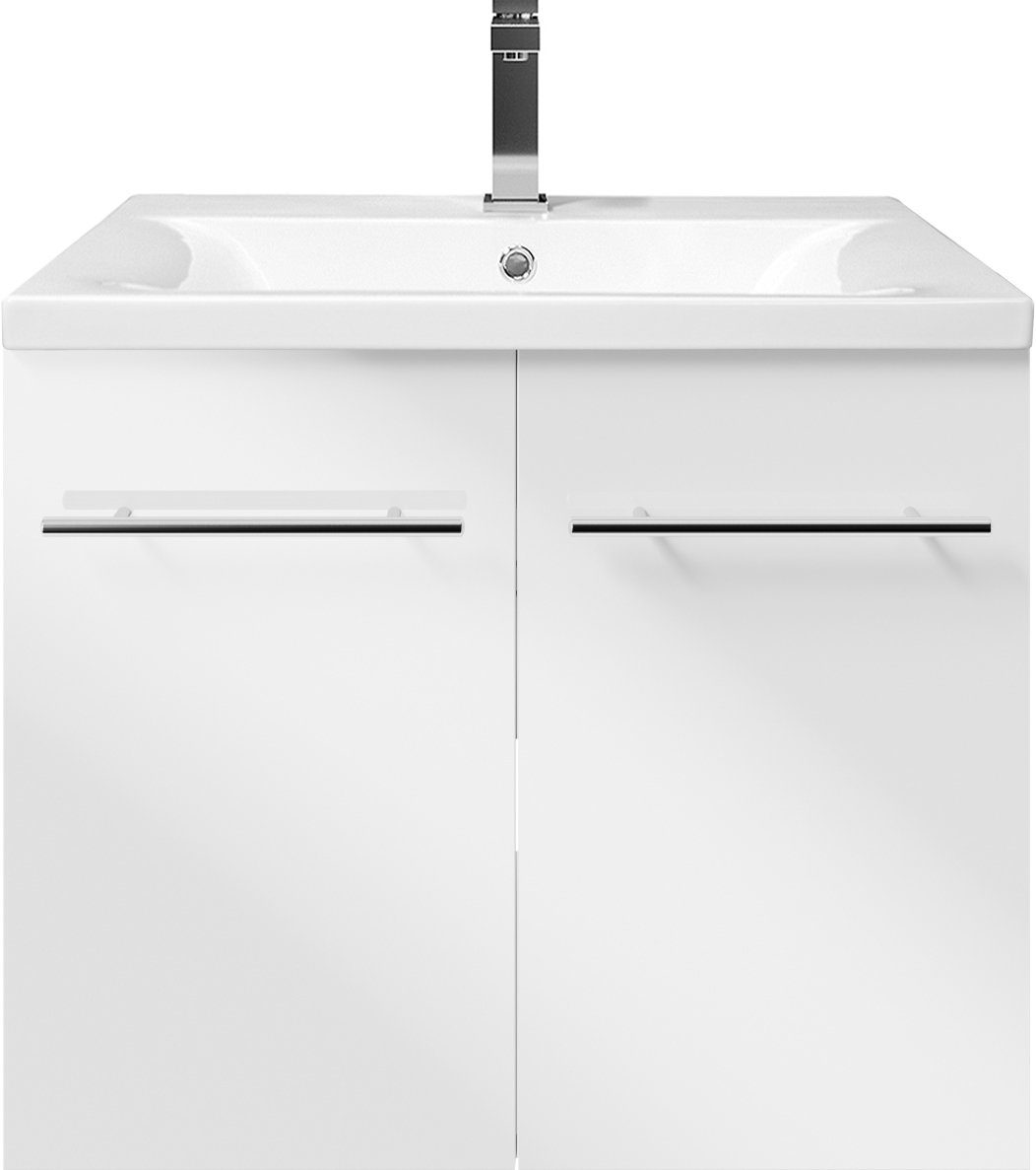 welltime Waschtisch BAJA, Badmöbel inkl. Keramikwaschbecken, Breite 60cm günstig online kaufen