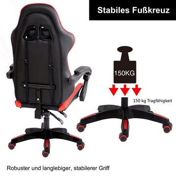 Feel2Home Gaming-Stuhl Schreibtischstuhl 150 KG Chefsessel Computersitz Bürostuhl Office, Luftdurchlässig