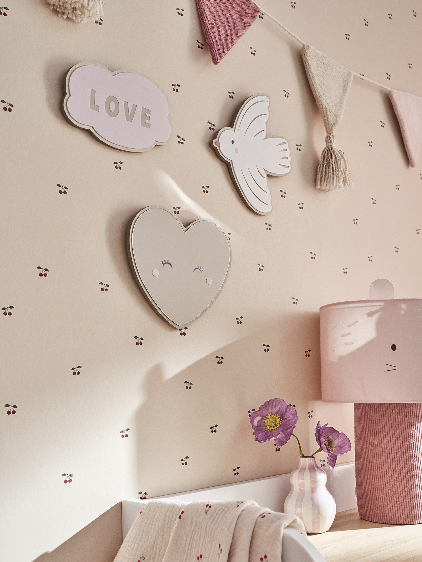 vertbaudet Wanddekoobjekt 1015142001, 3er-Pack