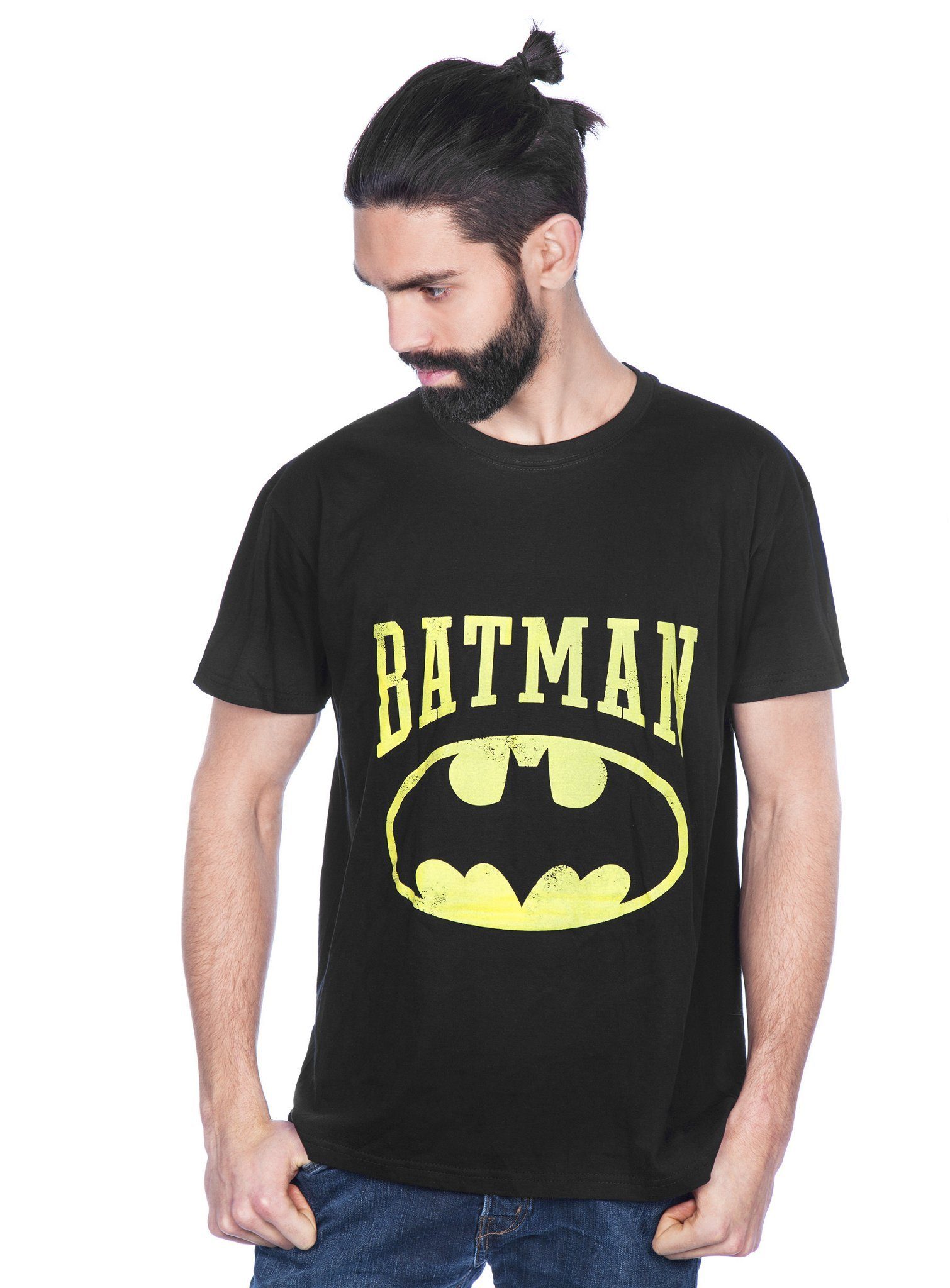Metamorph T-Shirt Batman Logo Vintage Batman Vintage Logo Superhelden T-Shirt